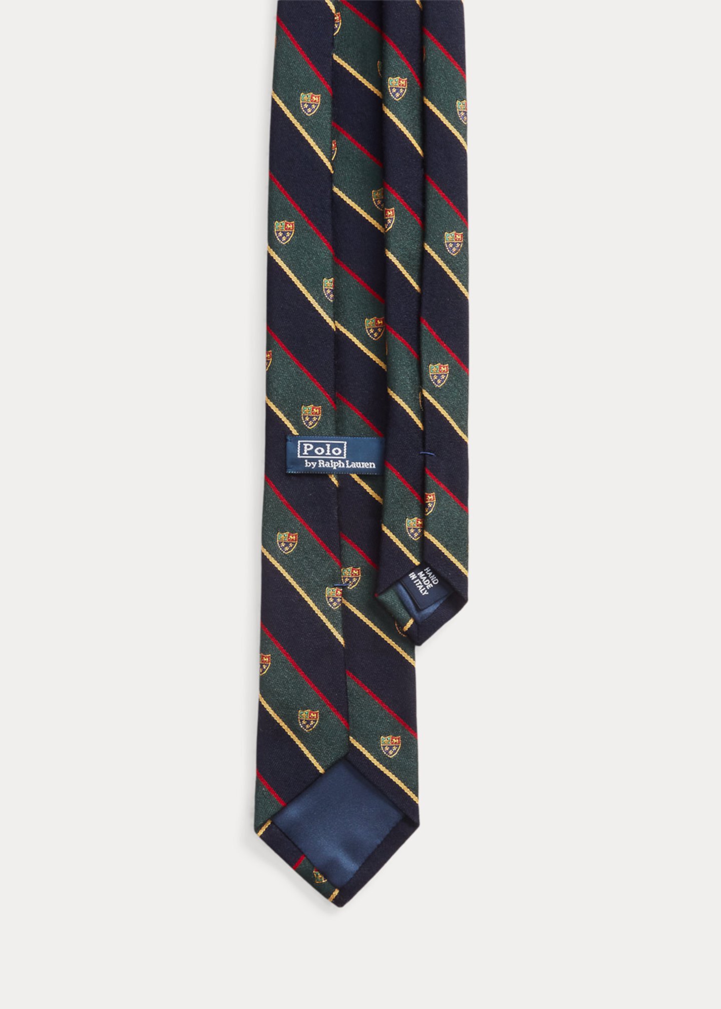 Полосатый галстук из саржа Club Polo Ralph Lauren
