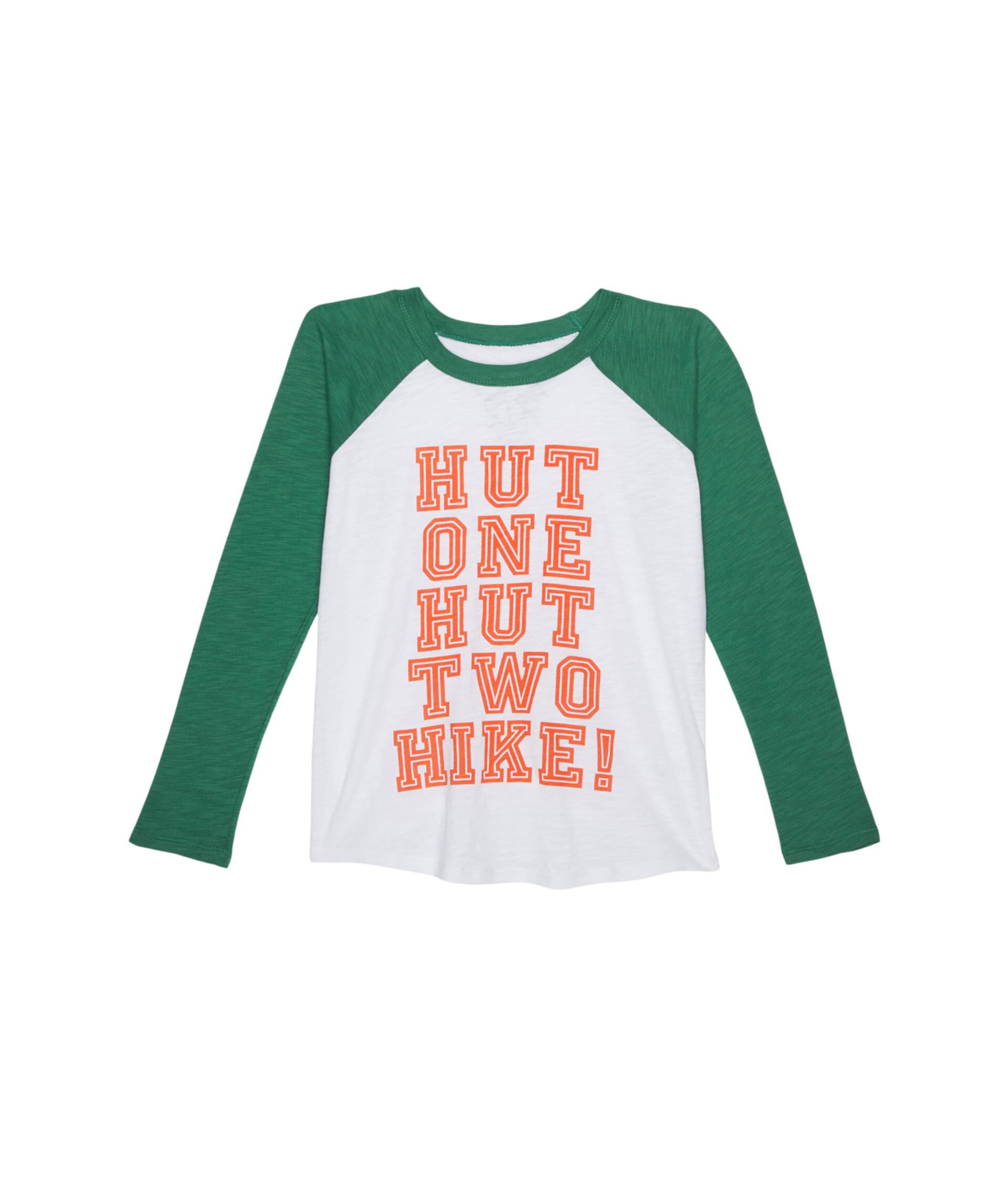 Hut One Hut Two Gauze Jersey Baseball Tee (Toddler/Little Kids) Chaser