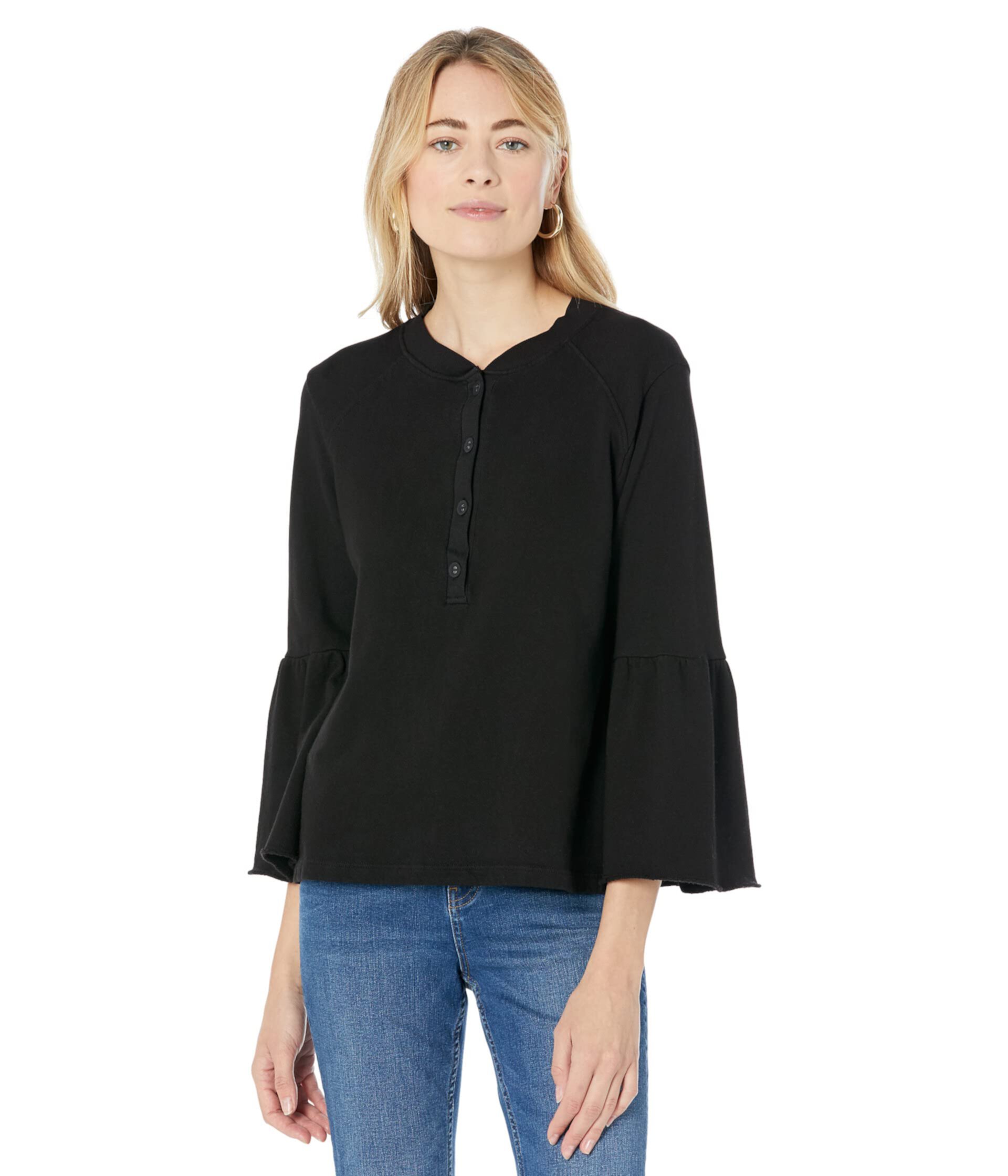 Alfred Flounced Sleeve Pullover LAmade