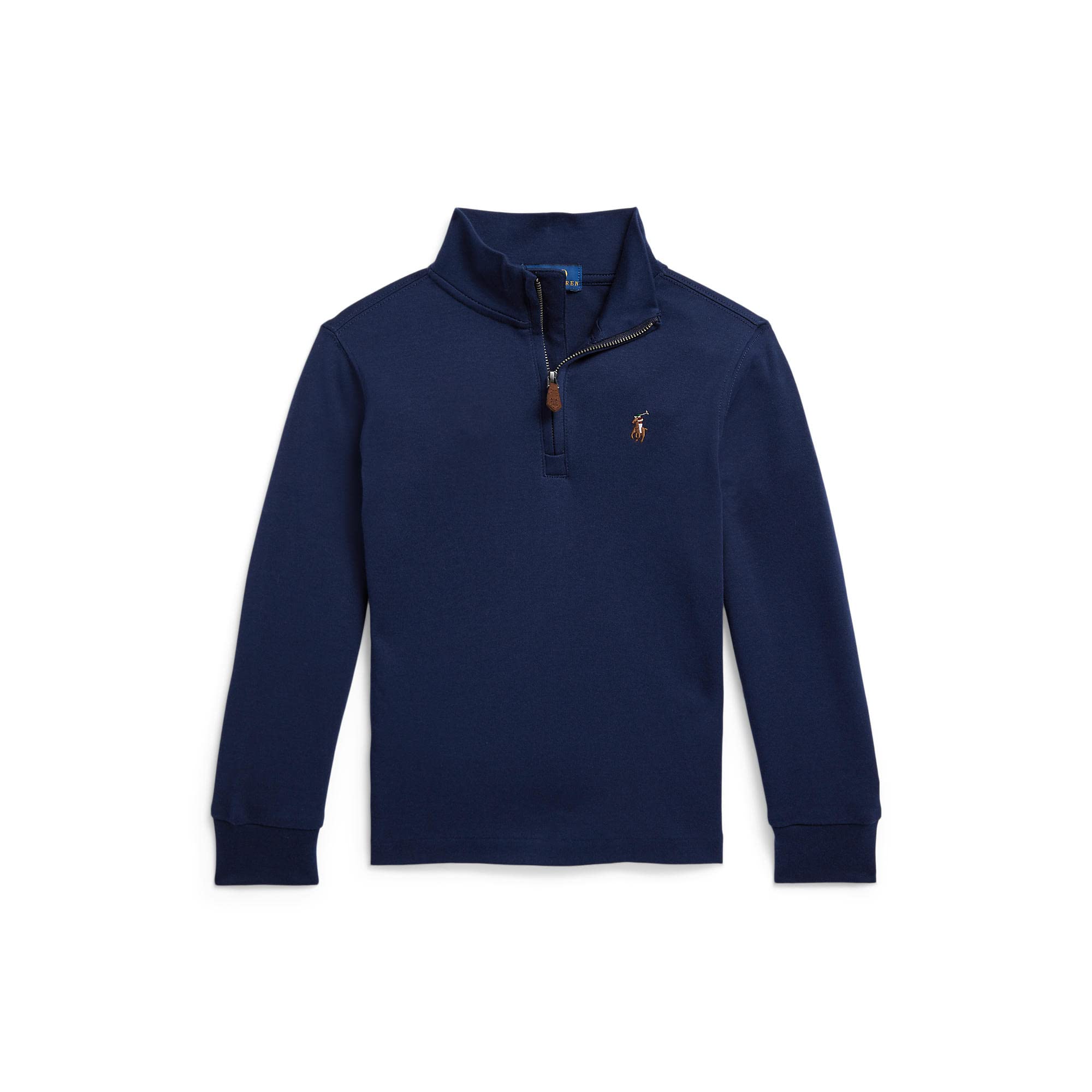 Хлопковый пуловер с молнией 1/4 (для малышей) Polo Ralph Lauren