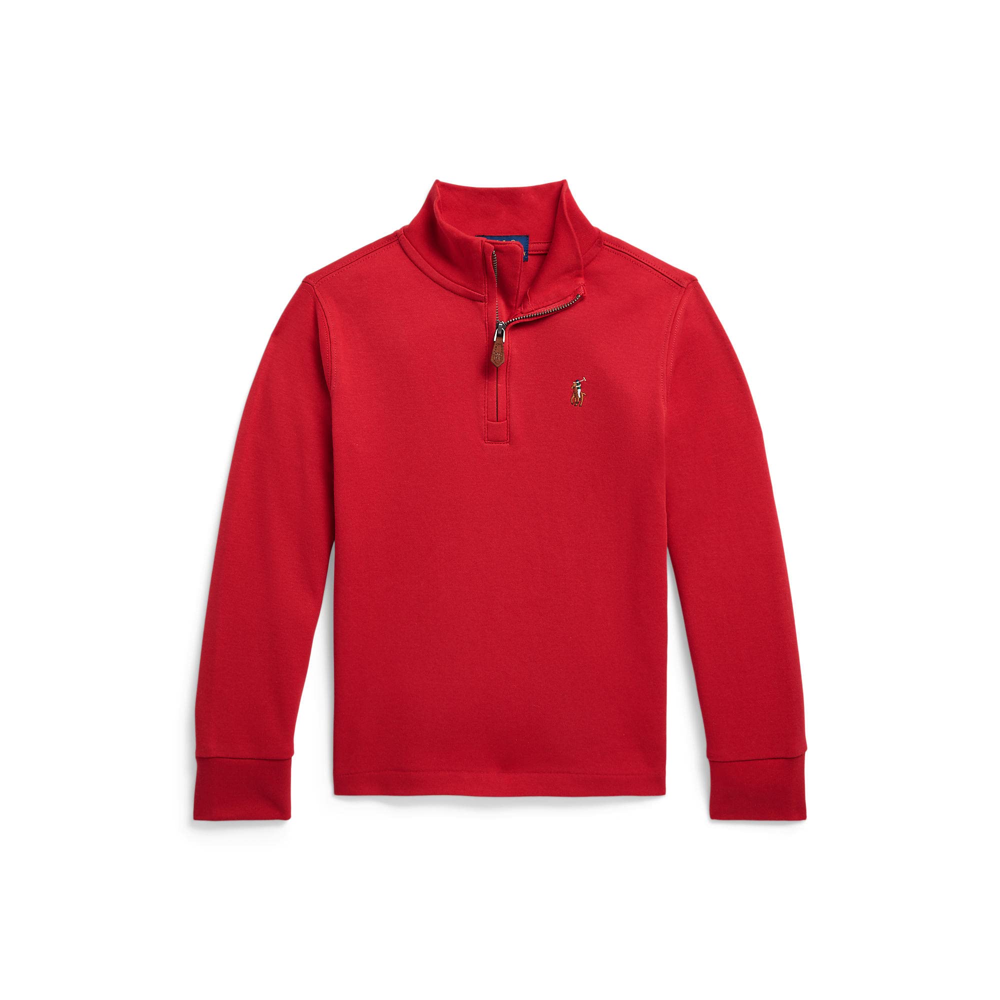Хлопковый пуловер с застежкой-молнией 1/4 (для детей младшего и старшего возраста) Polo Ralph Lauren