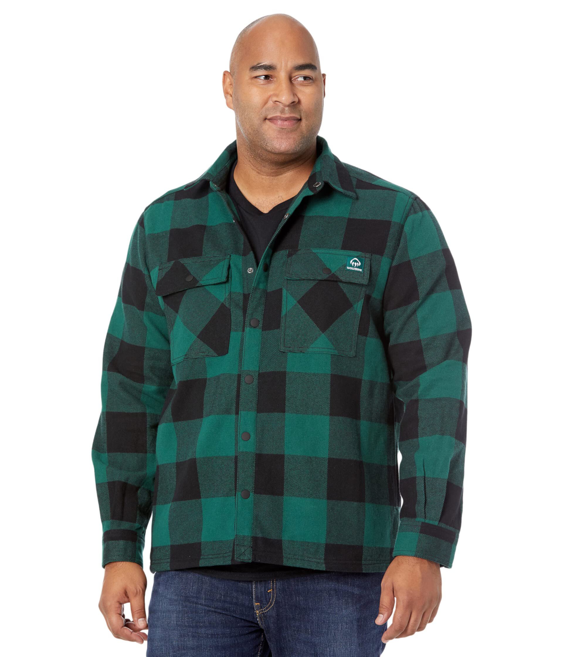 Forge Heavyweight Flannel Overshirt Wolverine