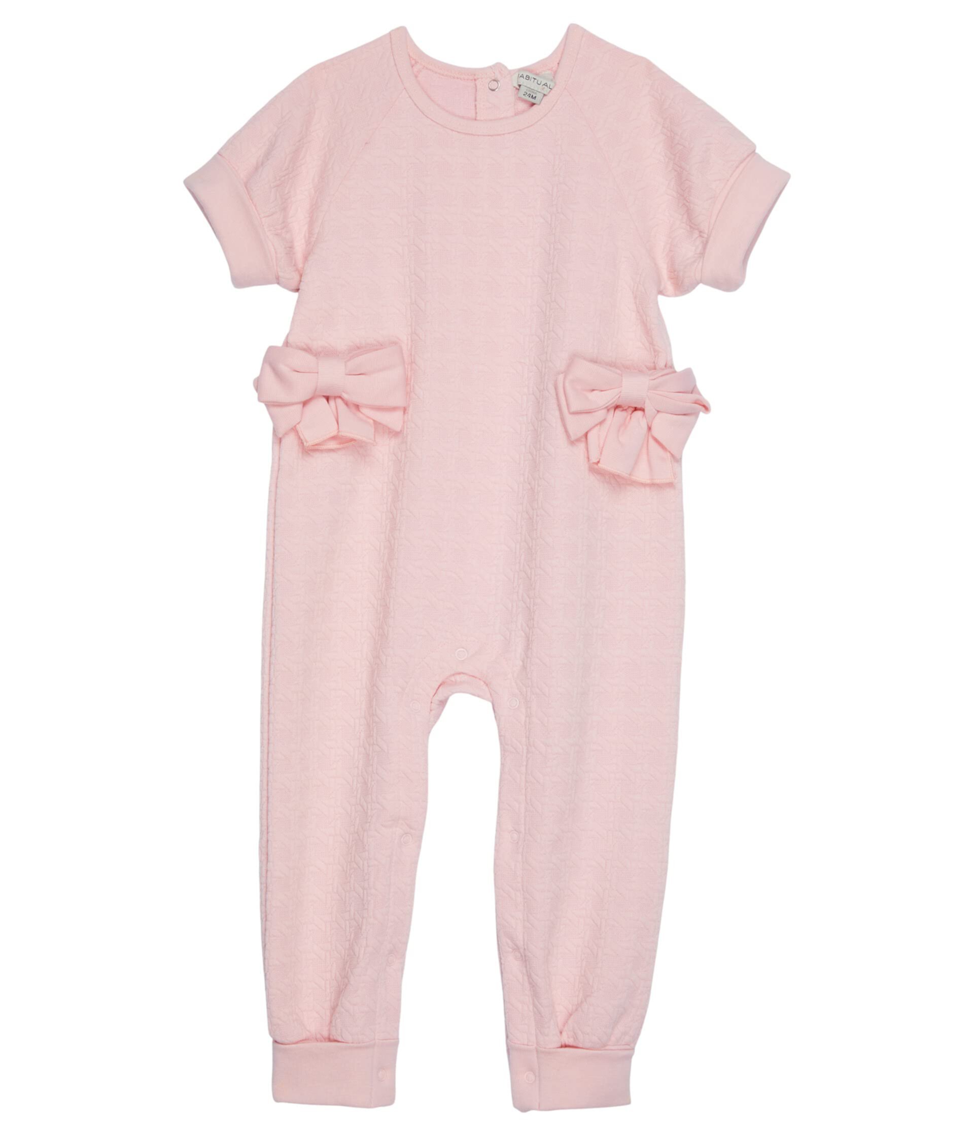 Ruffle/Bow Coverall (Infant) Habitual