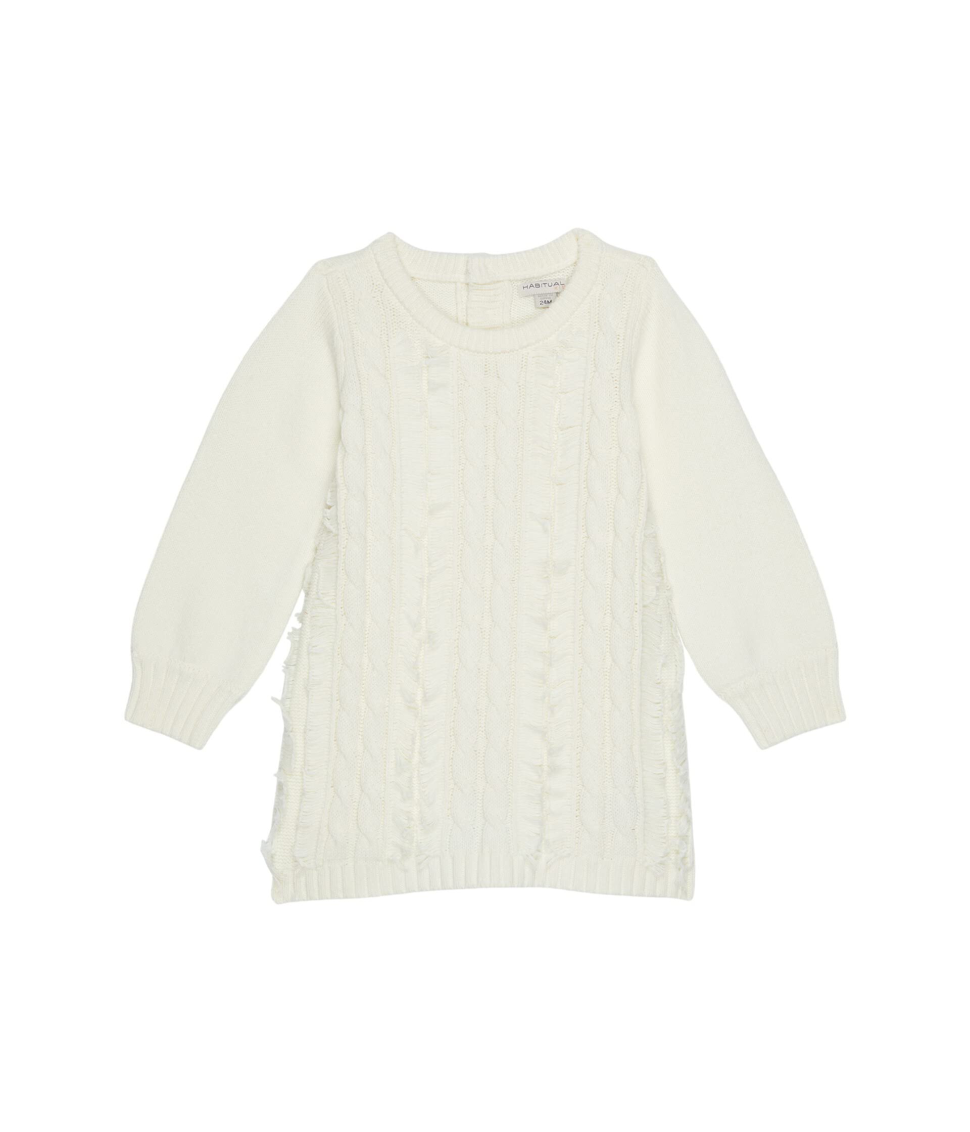 A-Line Cable Sweaterdress (Infant) Habitual