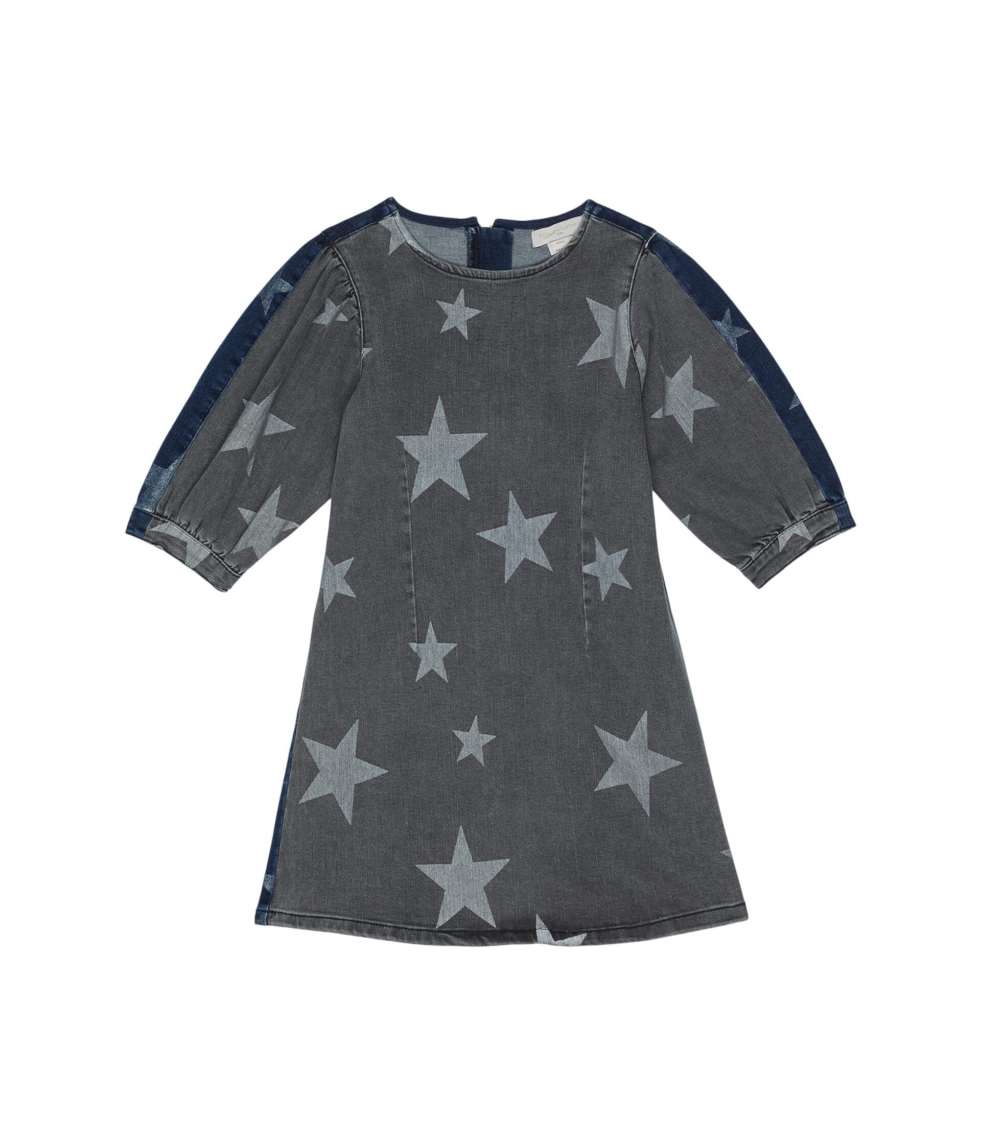 Джинсовое платье со звездой (для малышей/маленьких детей/больших детей) Stella McCartney Kids