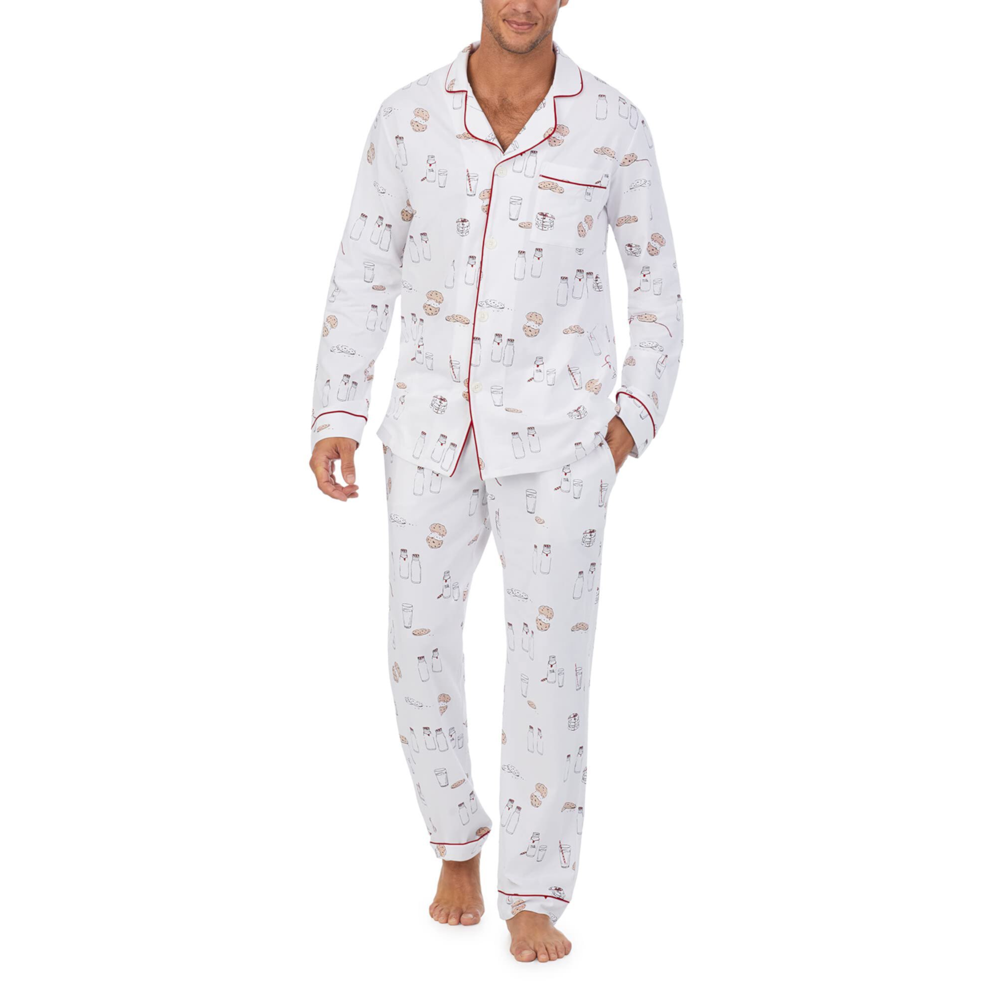 Классический пижамный комплект с длинными рукавами BedHead