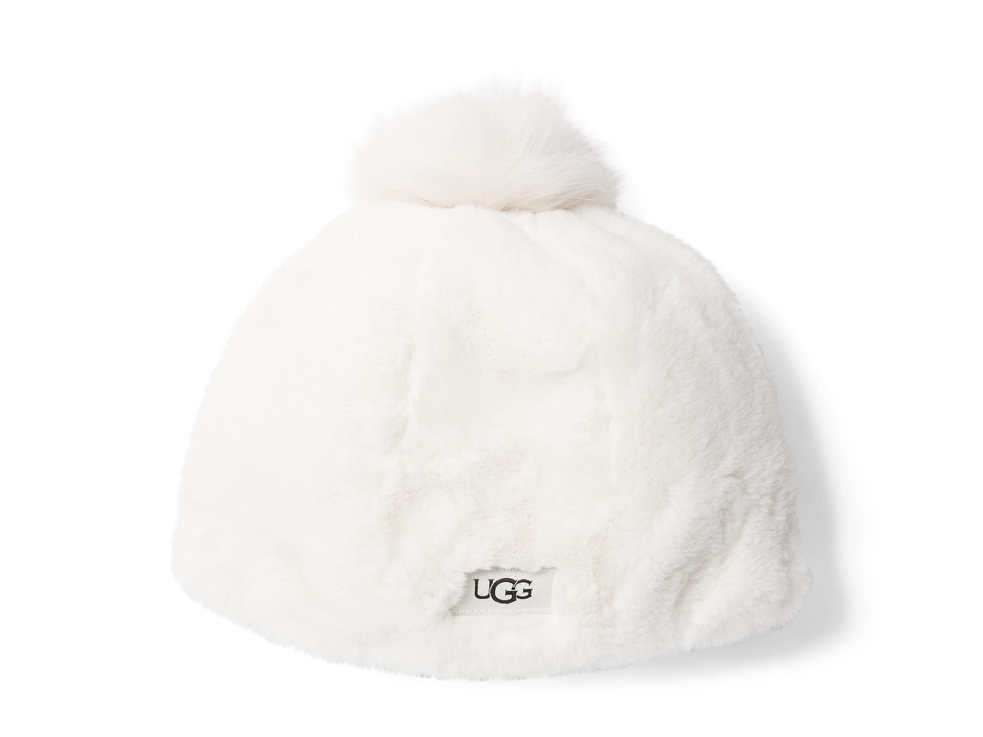 Faux Fur Beanie with Faux Pom (Toddler/Little Kids) UGG Kids