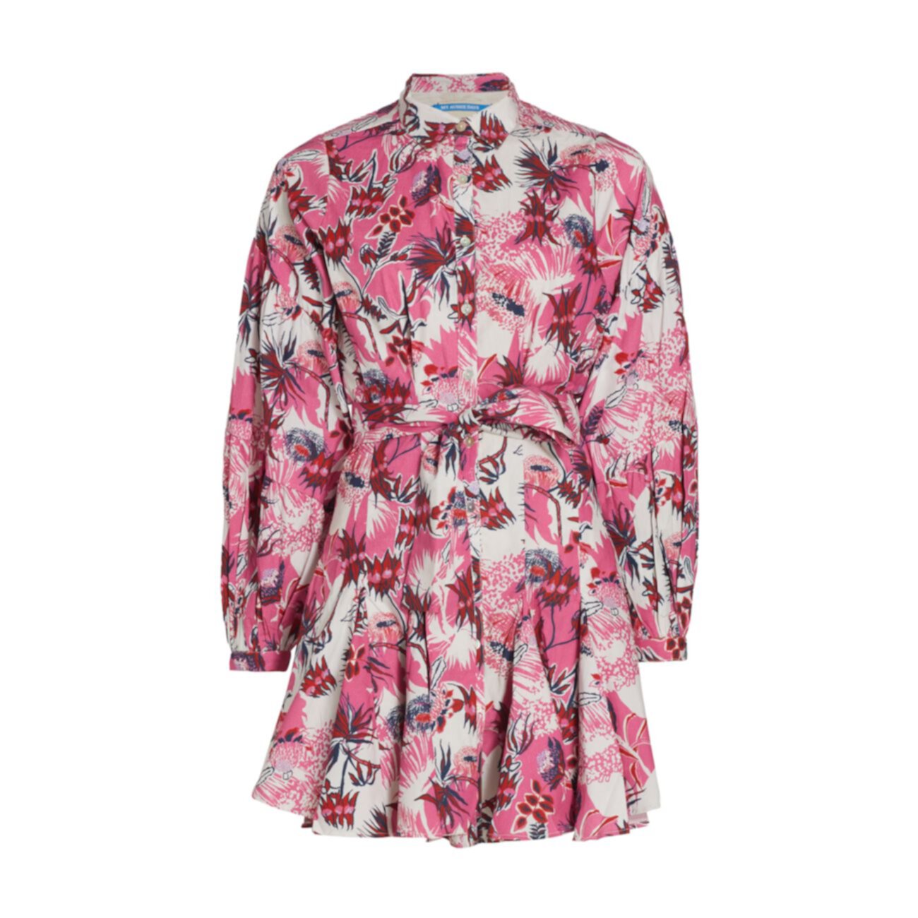 Мини-платье-рубашка Ushi с цветочным принтом Chufy