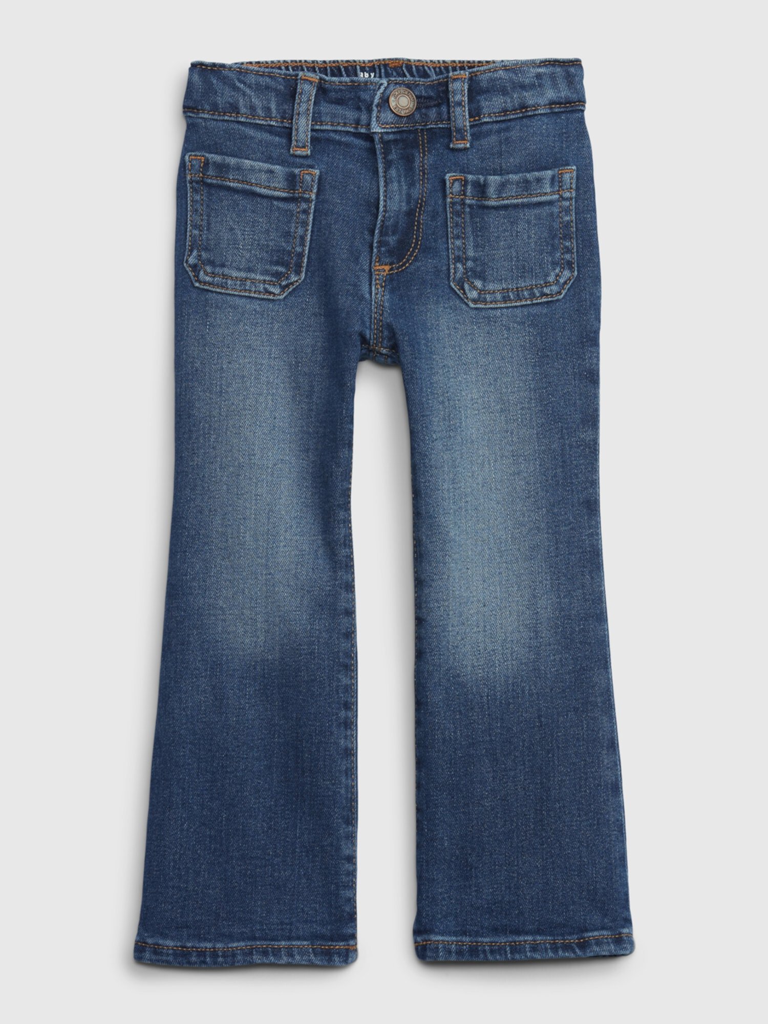 Расклешенные джинсы для малышей с принтом Washwell Gap