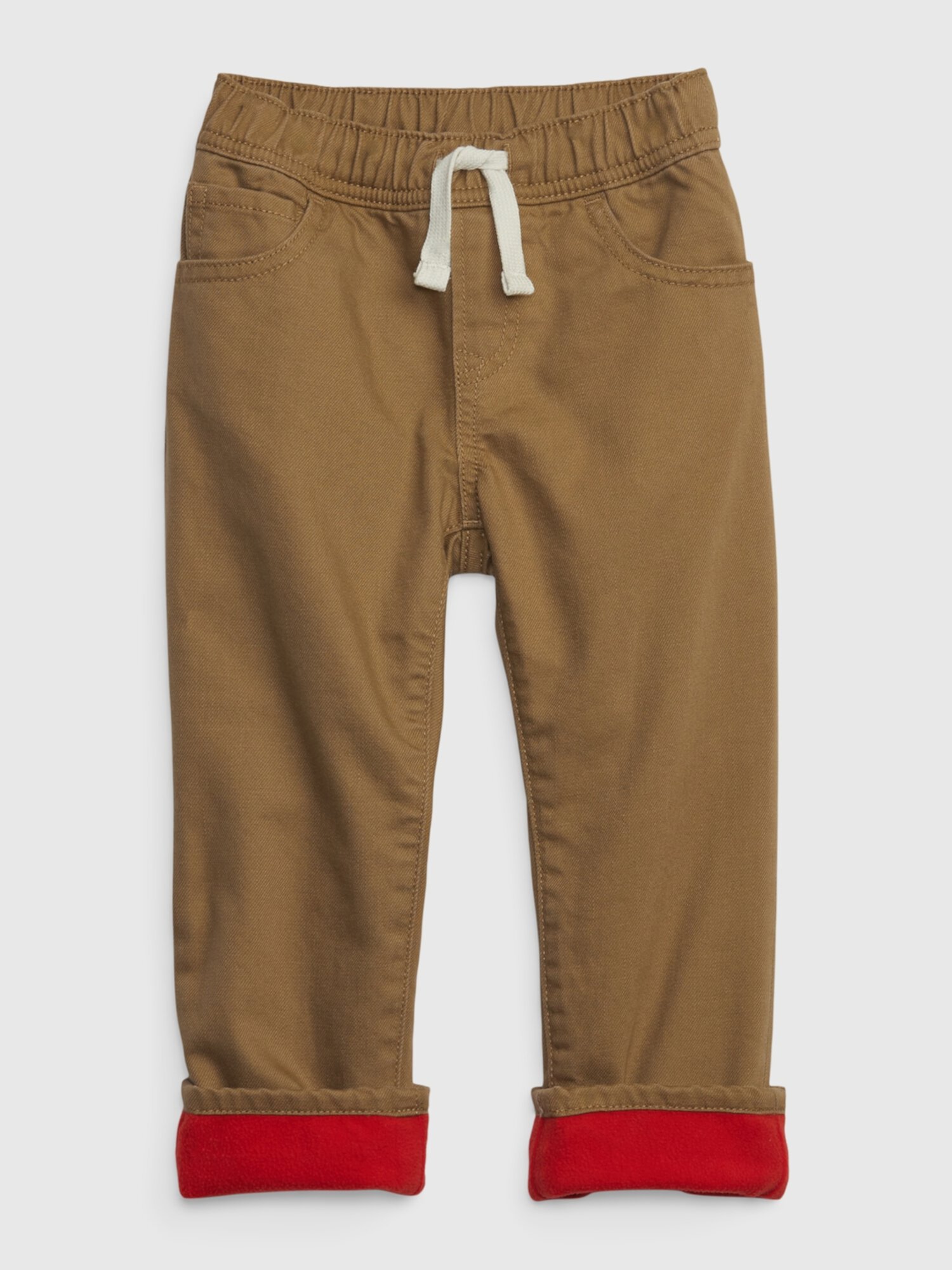 Узкие джинсы без застежек с подкладкой из флиса для малышей и тканью Washwell Gap