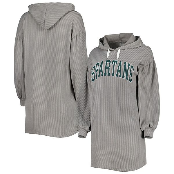 Женское Платье Gameday Couture Серое Michigan State Spartans Game Winner Vintage Wash Tri-Blend Gameday Couture