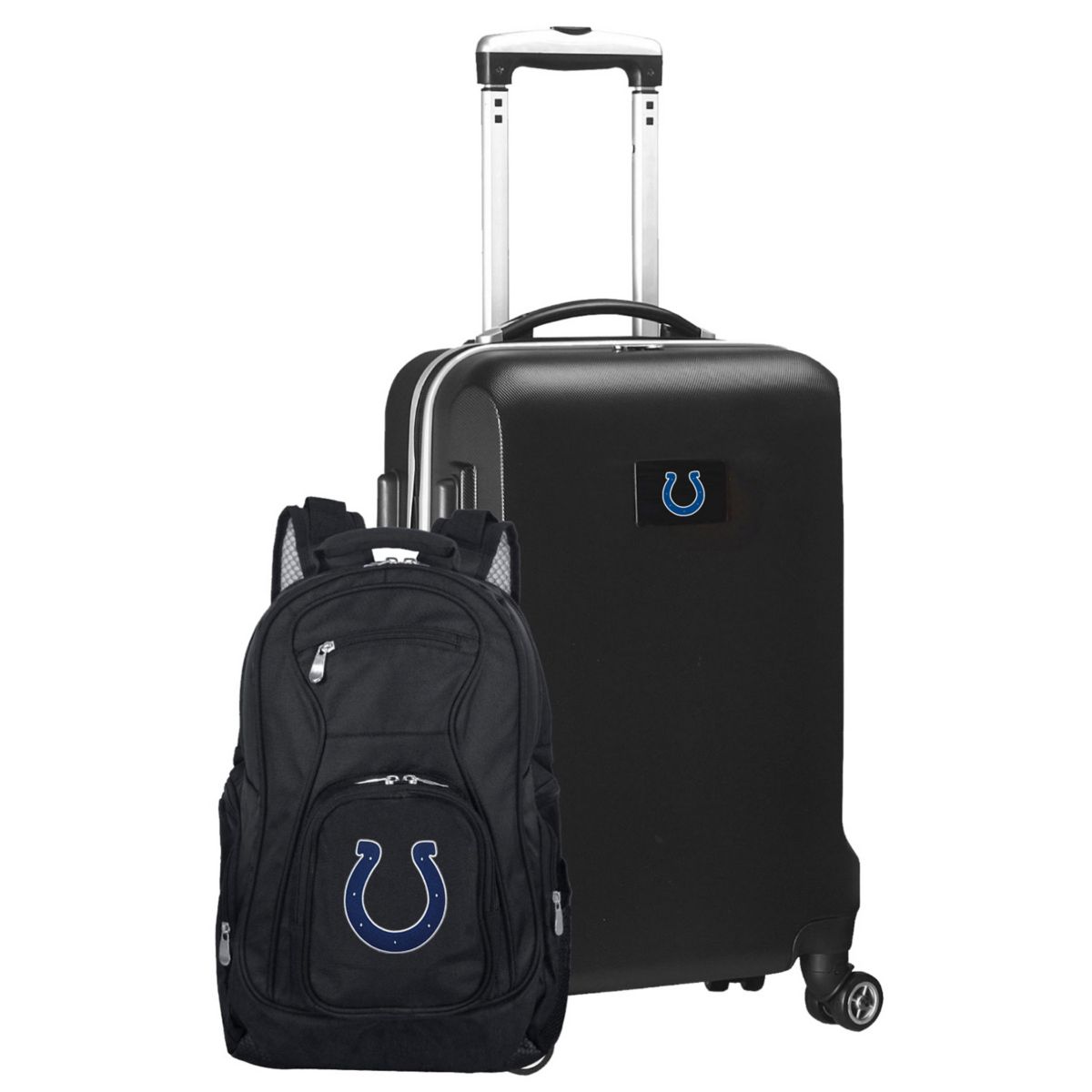 Indianapolis Colts Deluxe Hardside Spinner Carry-On &amp; Набор рюкзаков Unbranded