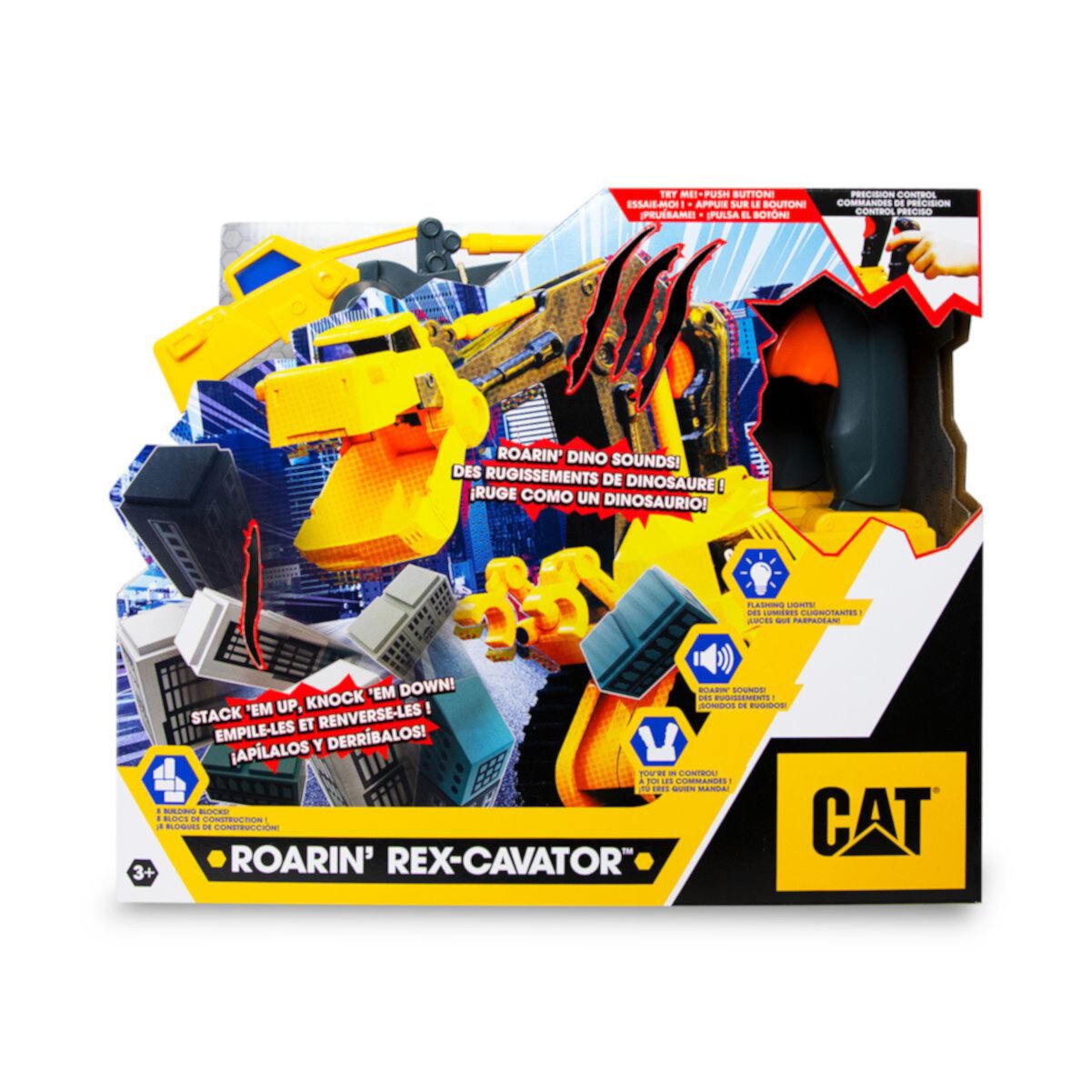 Игрушечный транспорт CAT Roarin' Rex-Cavator Cat