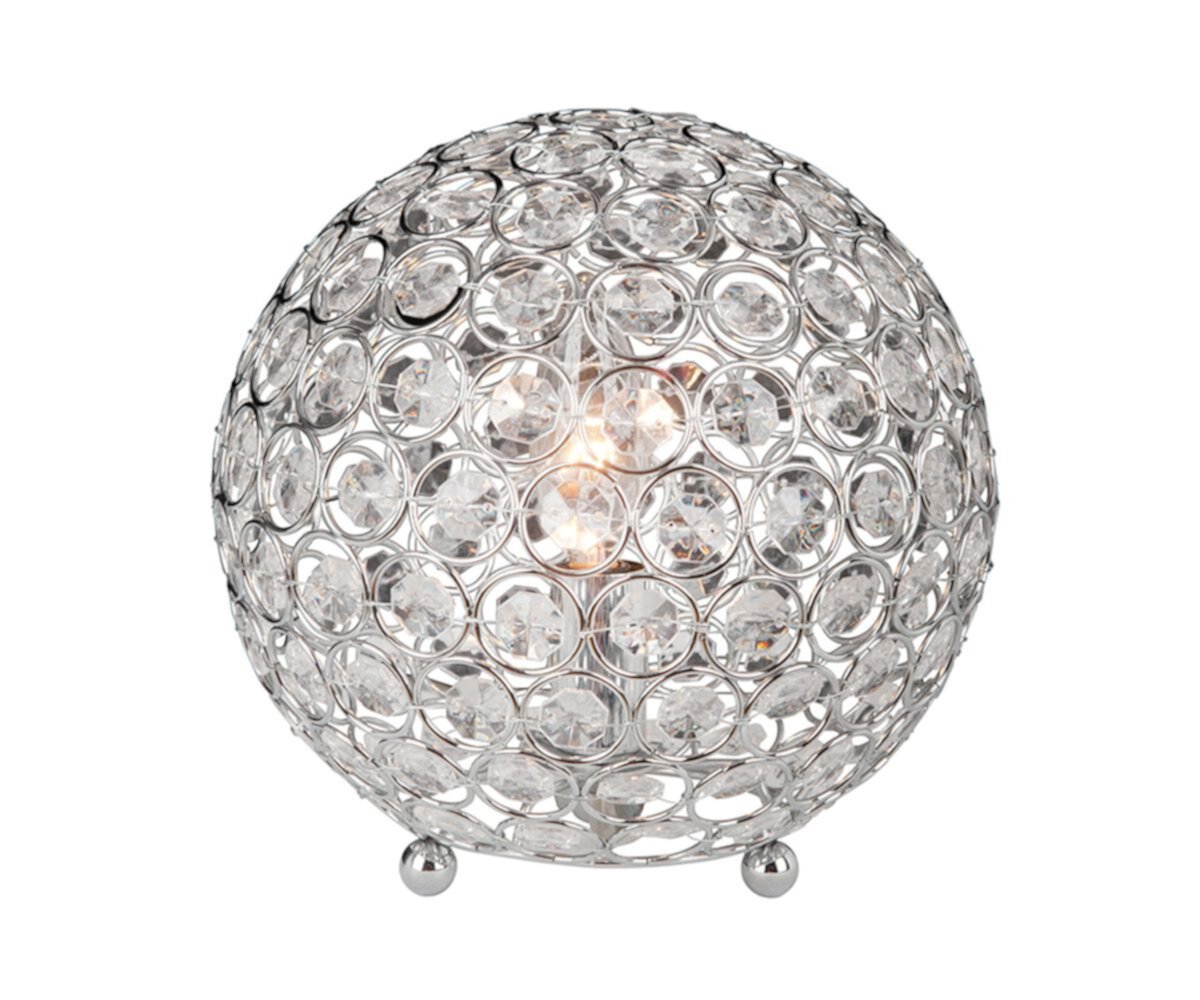 Настольная лампа с хрустальным шаром и элегантным дизайном Elegant Designs