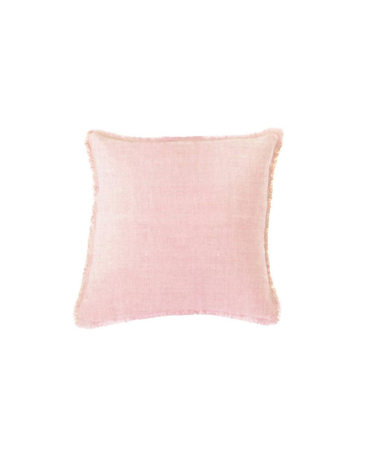 Альтернативная европейская подушка из светло-розового льняного пуха Anaya