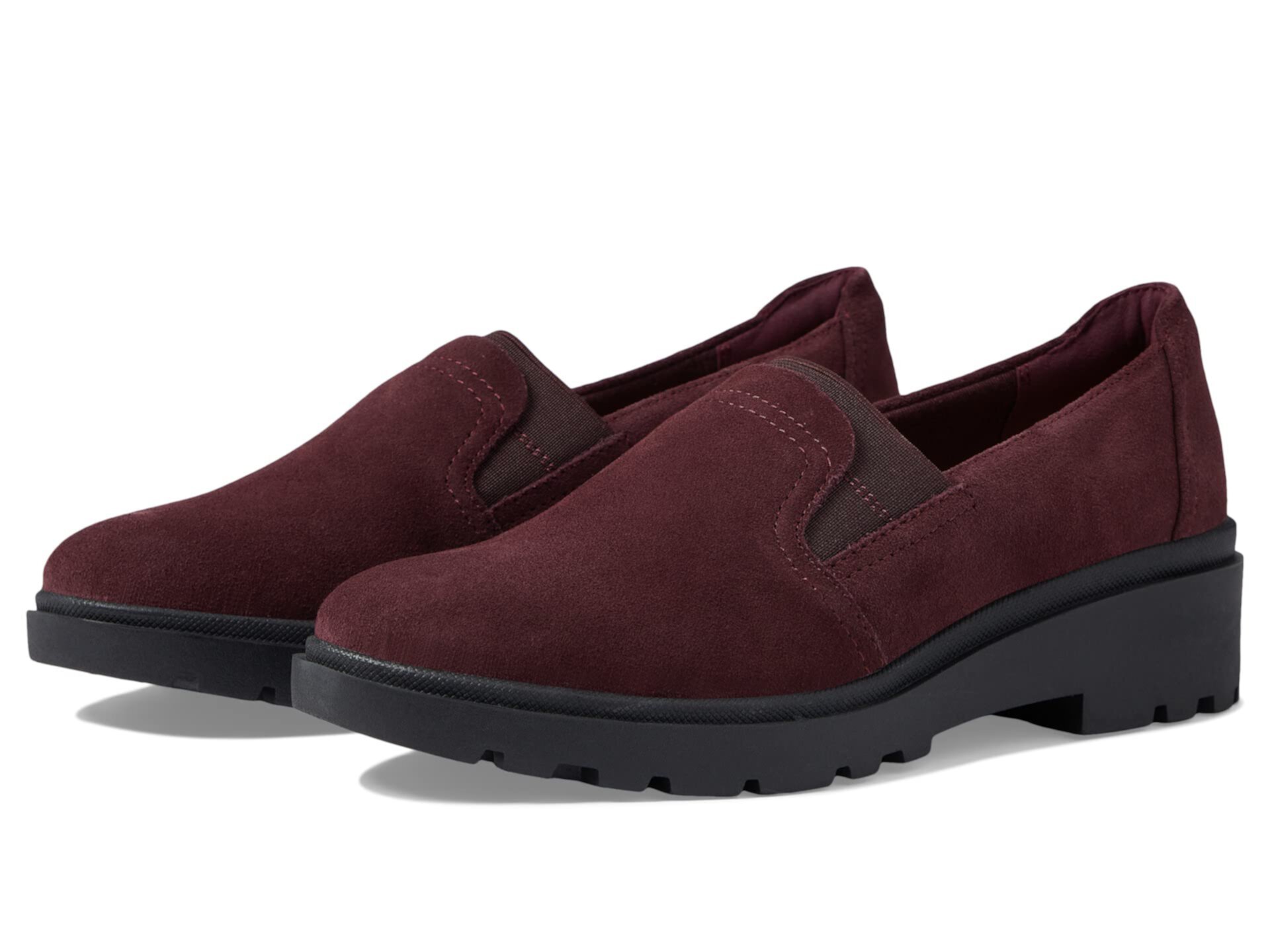 Лоферы Calla Rae от Clarks с комфортной стелькой и эластичными вставками Clarks