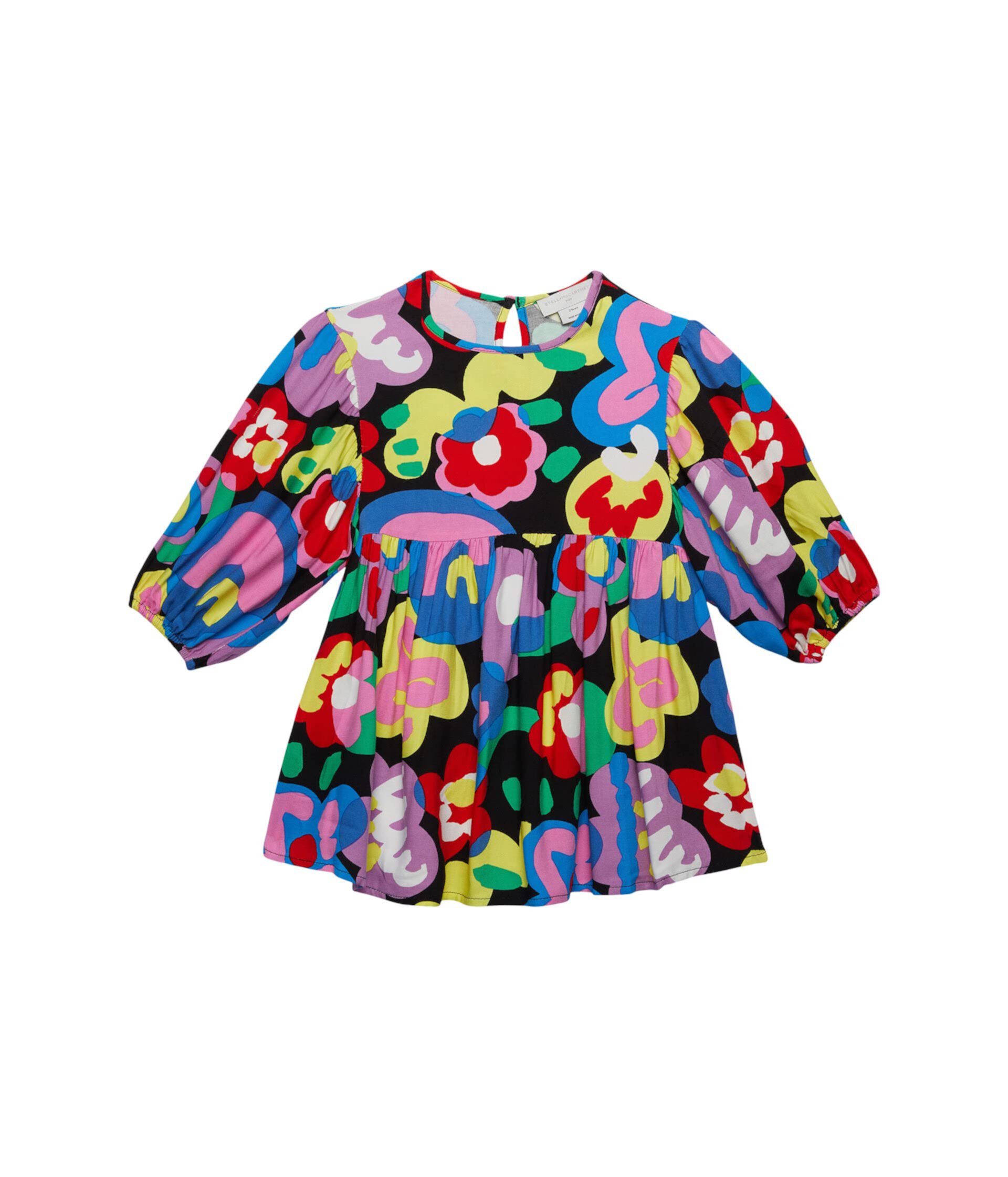 Платье Flowers and Shapes (для малышей/маленьких детей/больших детей) Stella McCartney Kids