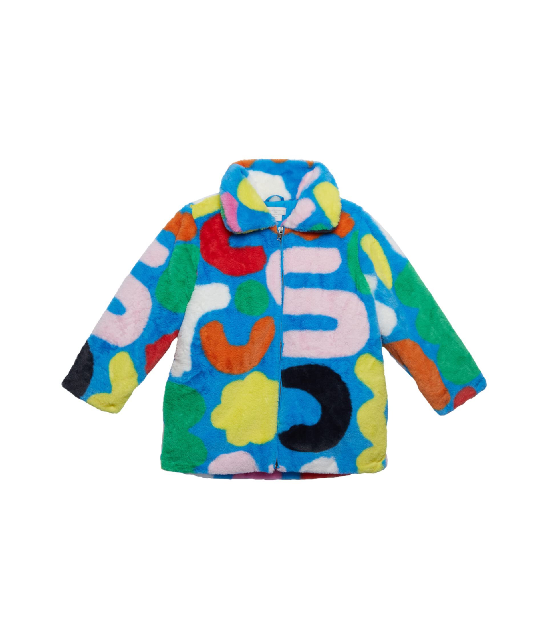 Пальто Shapes из искусственного меха (для малышей/маленьких детей/больших детей) Stella McCartney Kids