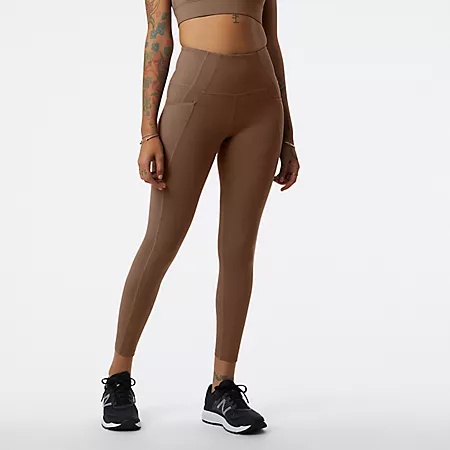 New Balance Active leggings in red