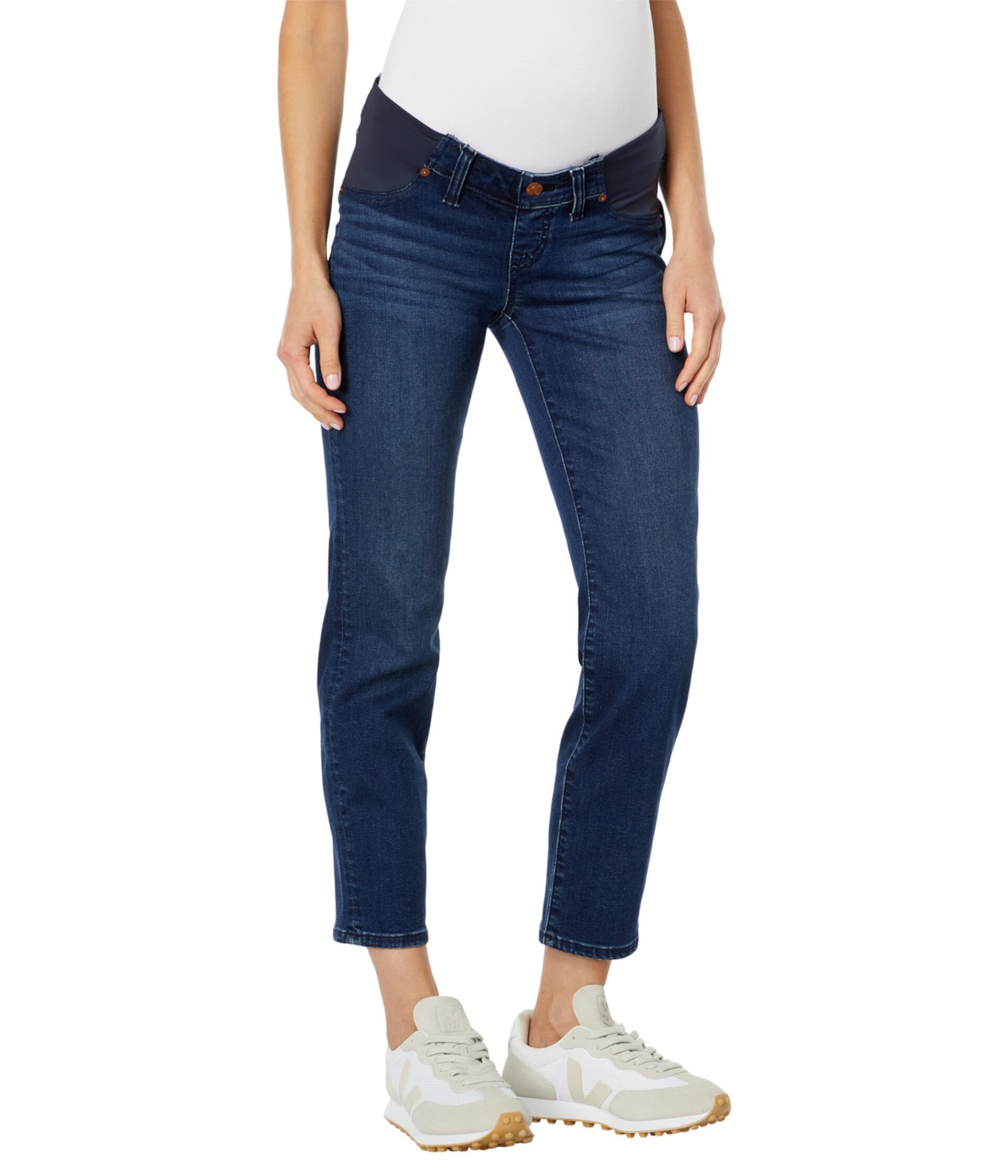 Maternity Mid-Rise Stovepipe Jeans in Dahill Wash Madewell