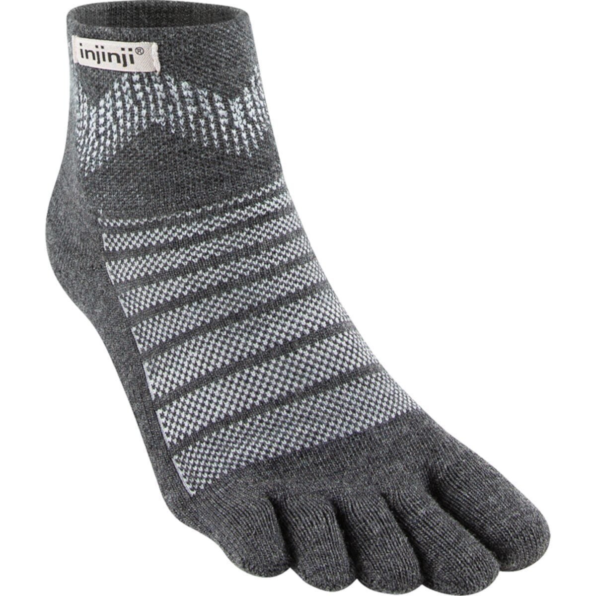 Миниатюрные носки для активного отдыха из шерсти средней плотности Injinji