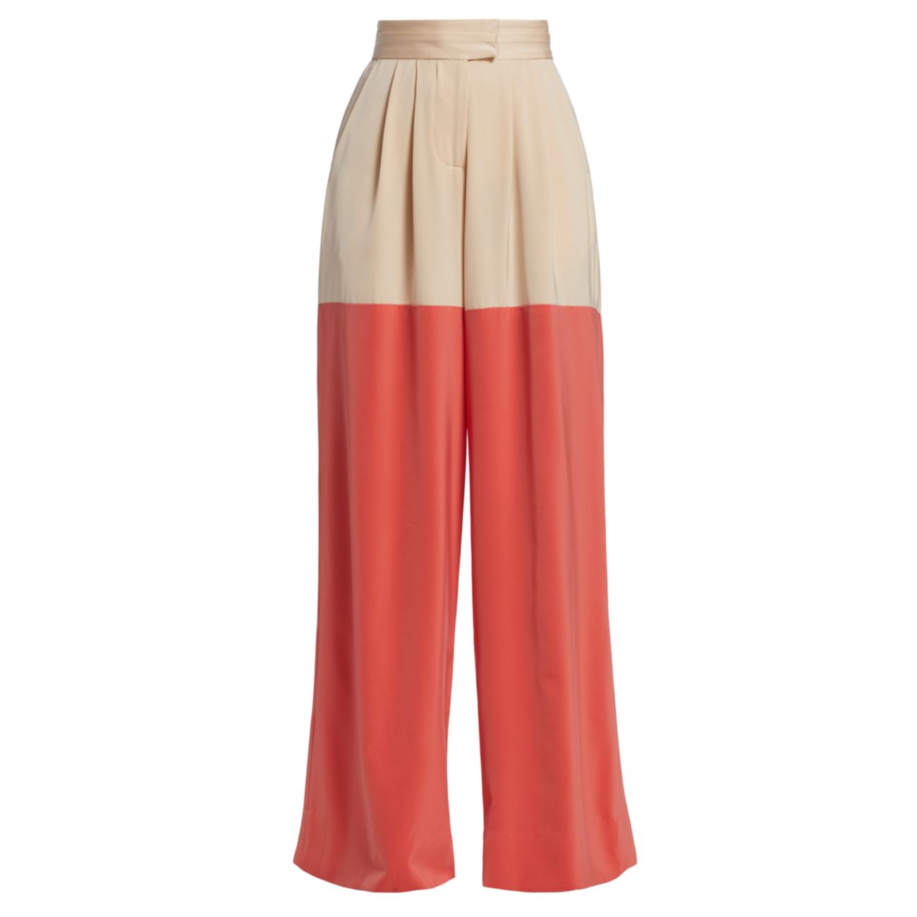 Двухцветные широкие брюки Liza Kimberly Goldson