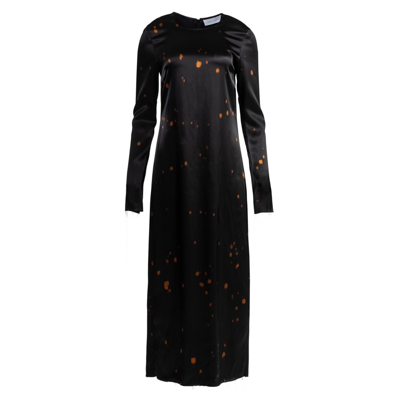 Платье-футляр с брызгами краски Marina Moscone