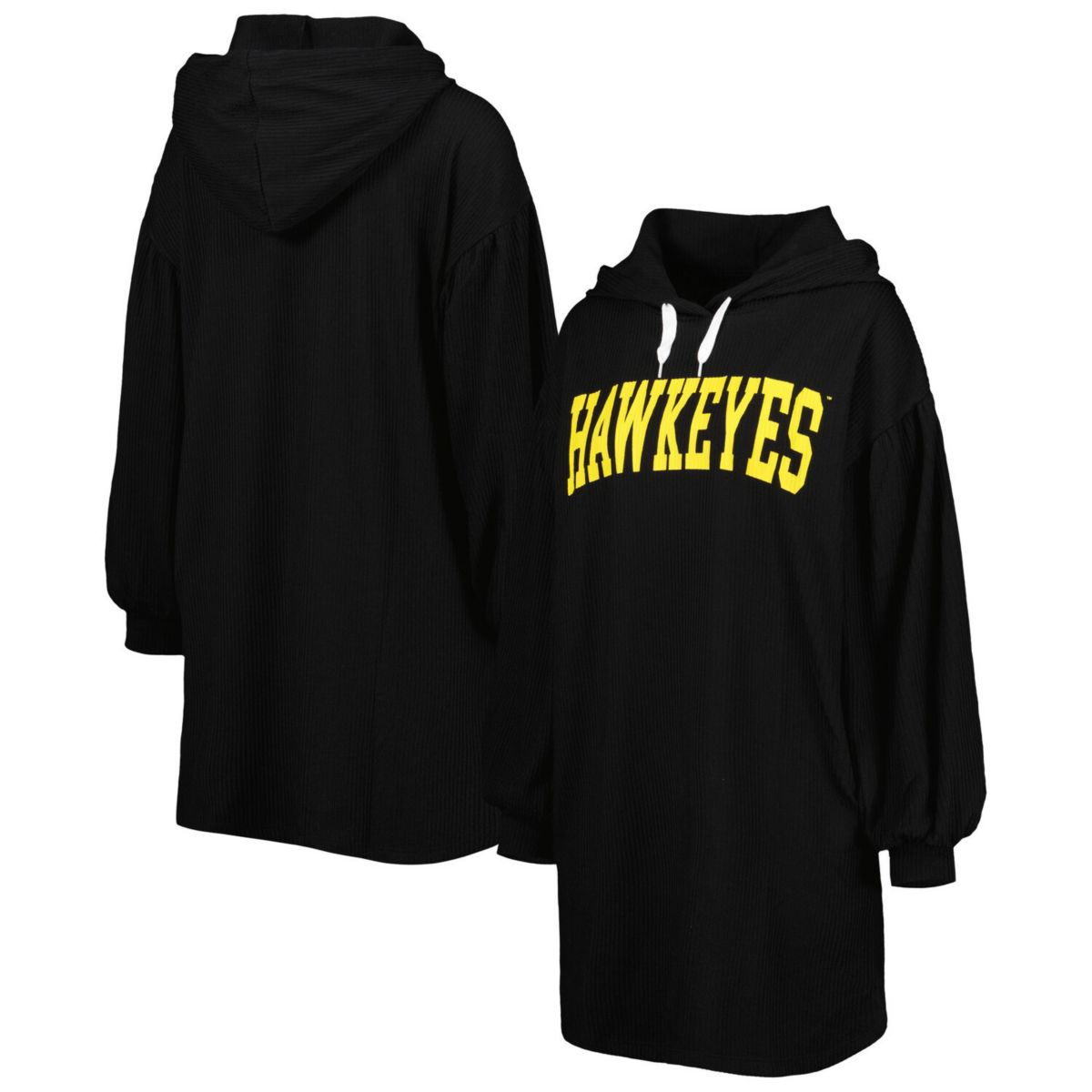 Триблендовое винтажное платье с капюшоном Gameday Couture Iowa Hawkeyes Gameday Couture