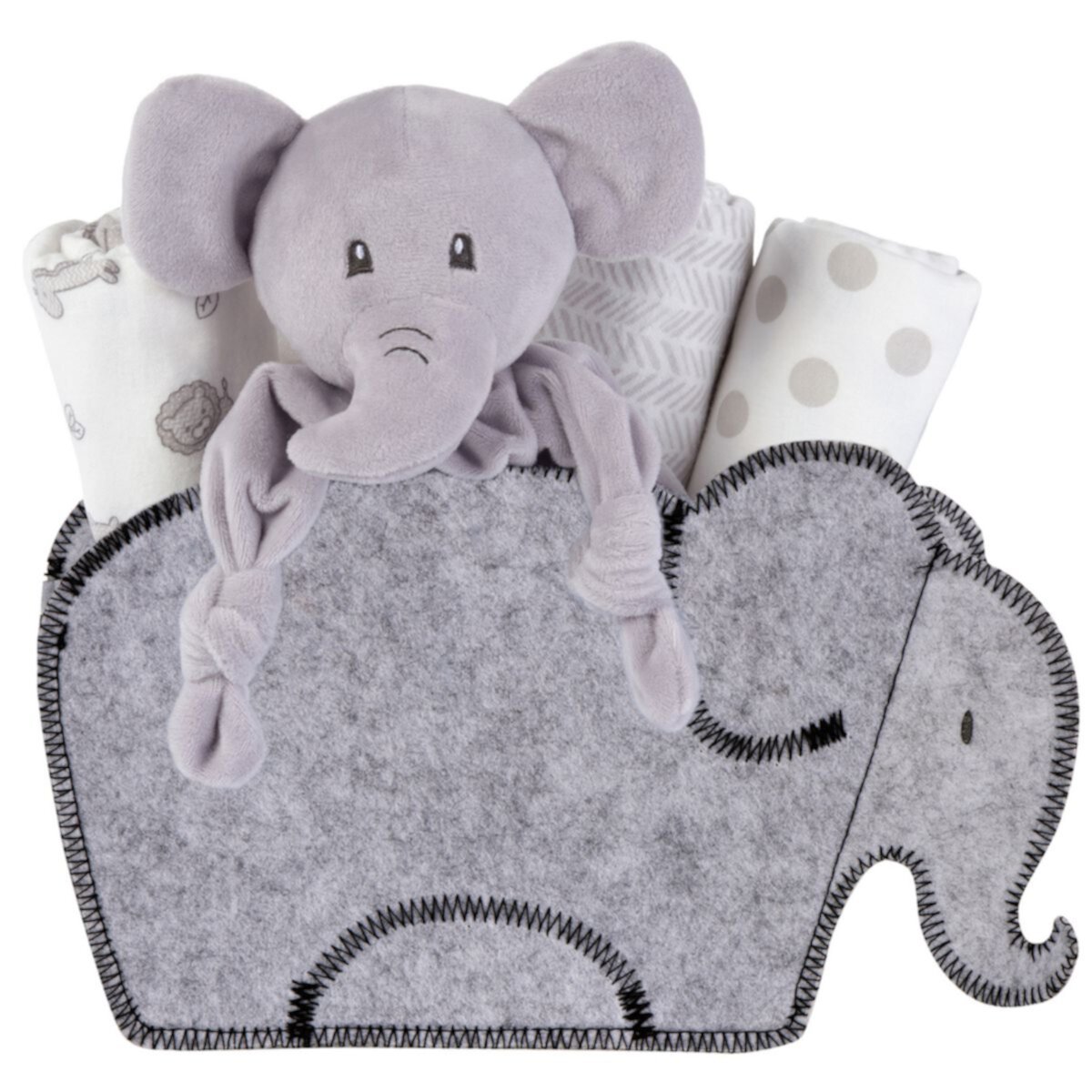 Детское постельное бельё Trend Lab Elephant Shaped 5 Piece Gift Set Trend Lab