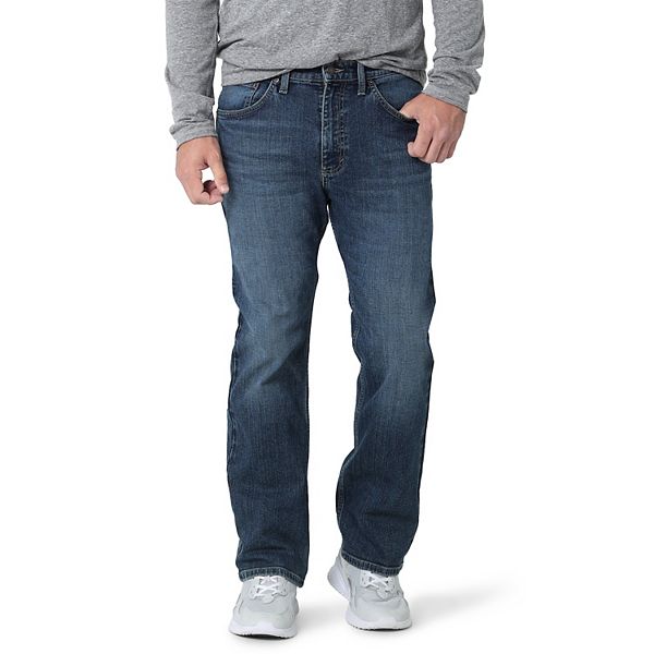 Мужские джинсы Wrangler Relaxed-Fit Bootcut с эффектом делаве и 5 карманами Wrangler