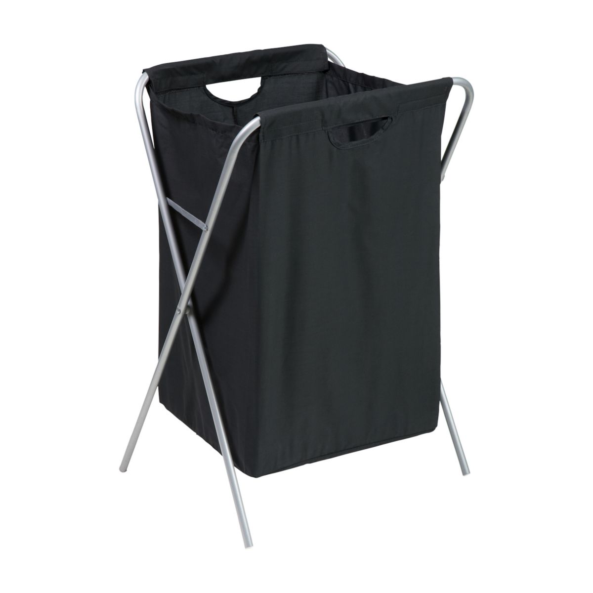 Honey-Can-Do Foldable Black Nylon Laundry Hamper Honey-Can-Do