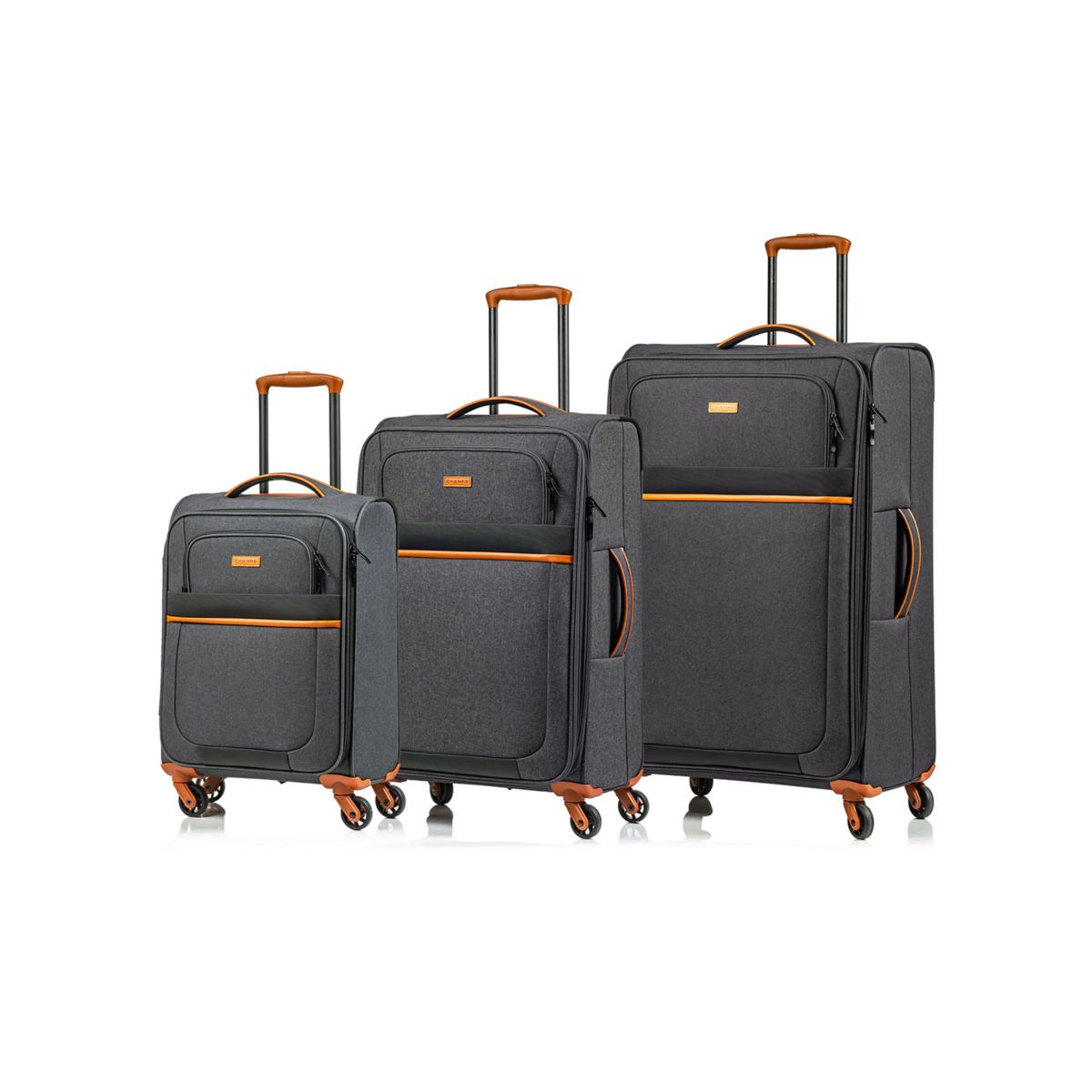 Набор чемоданов-спиннеров Champs Classic II Collection из 3 предметов CHAMPS