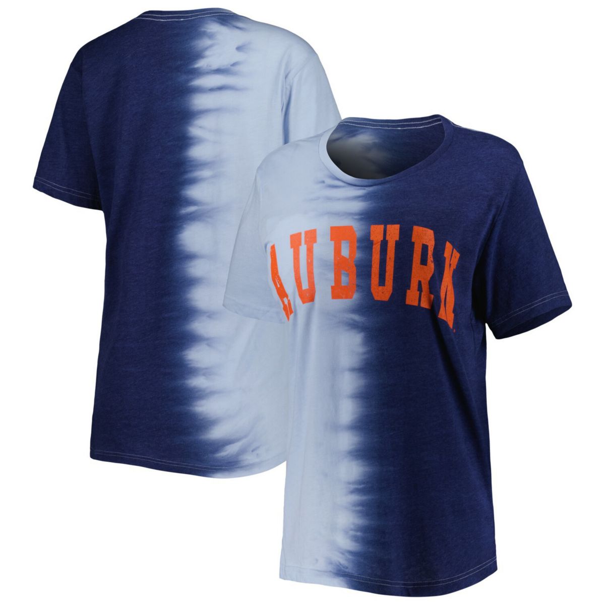 Женская футболка Gameday Couture темно-синего цвета Auburn Tigers Find Your Groove из сплит-краски Gameday Couture