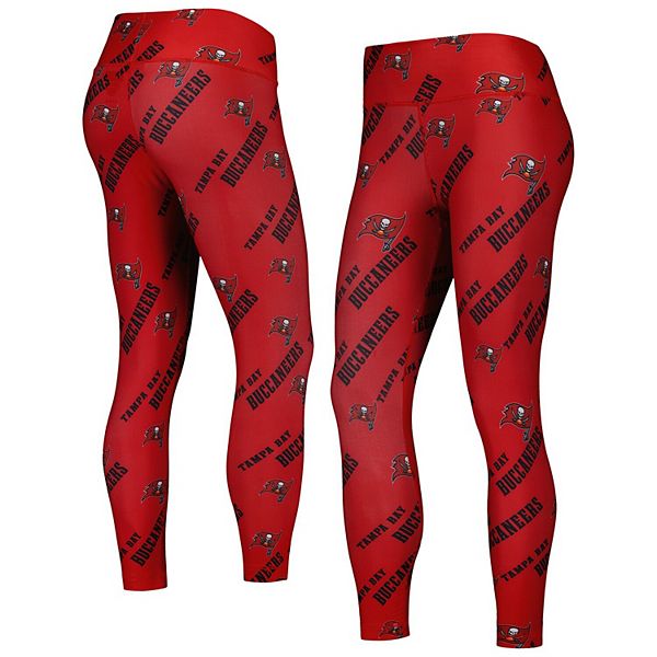 Женские леггинсы Concepts Sport Tampa Bay Buccaneers с повторяющимся логотипом Unbranded