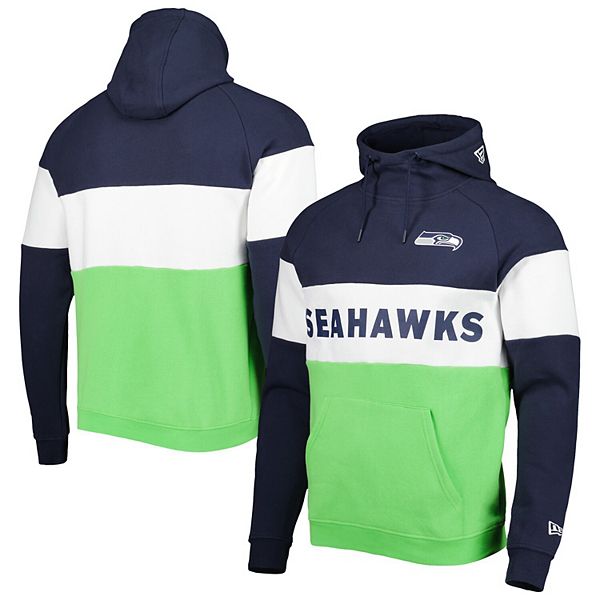 Мужское худи New Era с логотипом Seattle Seahawks, цветной блок, мягкая ткань New Era x Staple