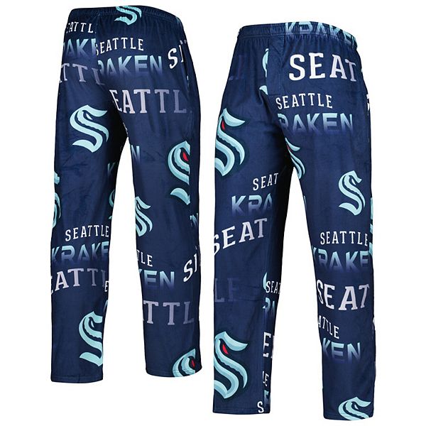 Мужские Пижамные брюки и шорты Concepts Sport Windfall Deep Sea Blue Seattle Kraken Unbranded