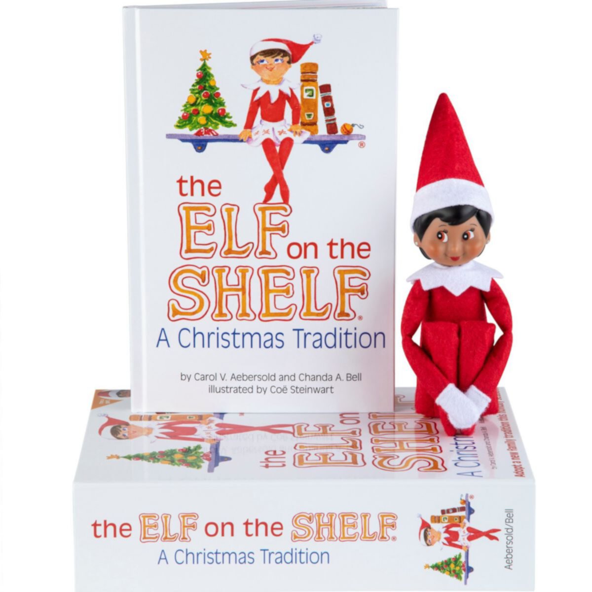 Эльф на полке®: книга рождественских традиций и кареглазая девочка-скаут-эльф The Elf on the Shelf