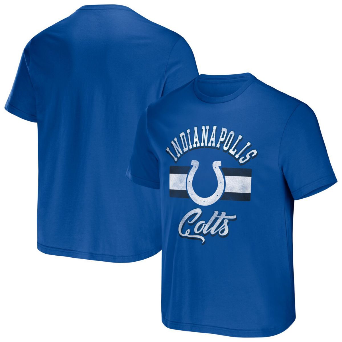 Мужская футболка NFL x Darius Rucker Collection by Fanatics Royal Indianapolis Colts в полоску Darius Rucker Collection by Fanatics