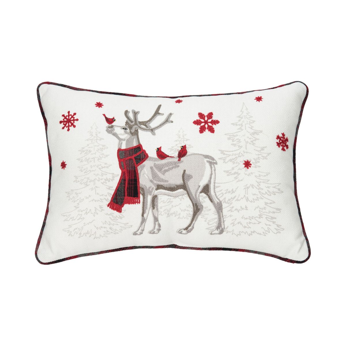 Прямоугольная рождественская декоративная подушка C&F Home Frosty Deer C&F Home