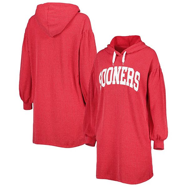 Женское винтажное платье Gameday Couture Oklahoma Sooners с капюшоном и карманами Gameday Couture