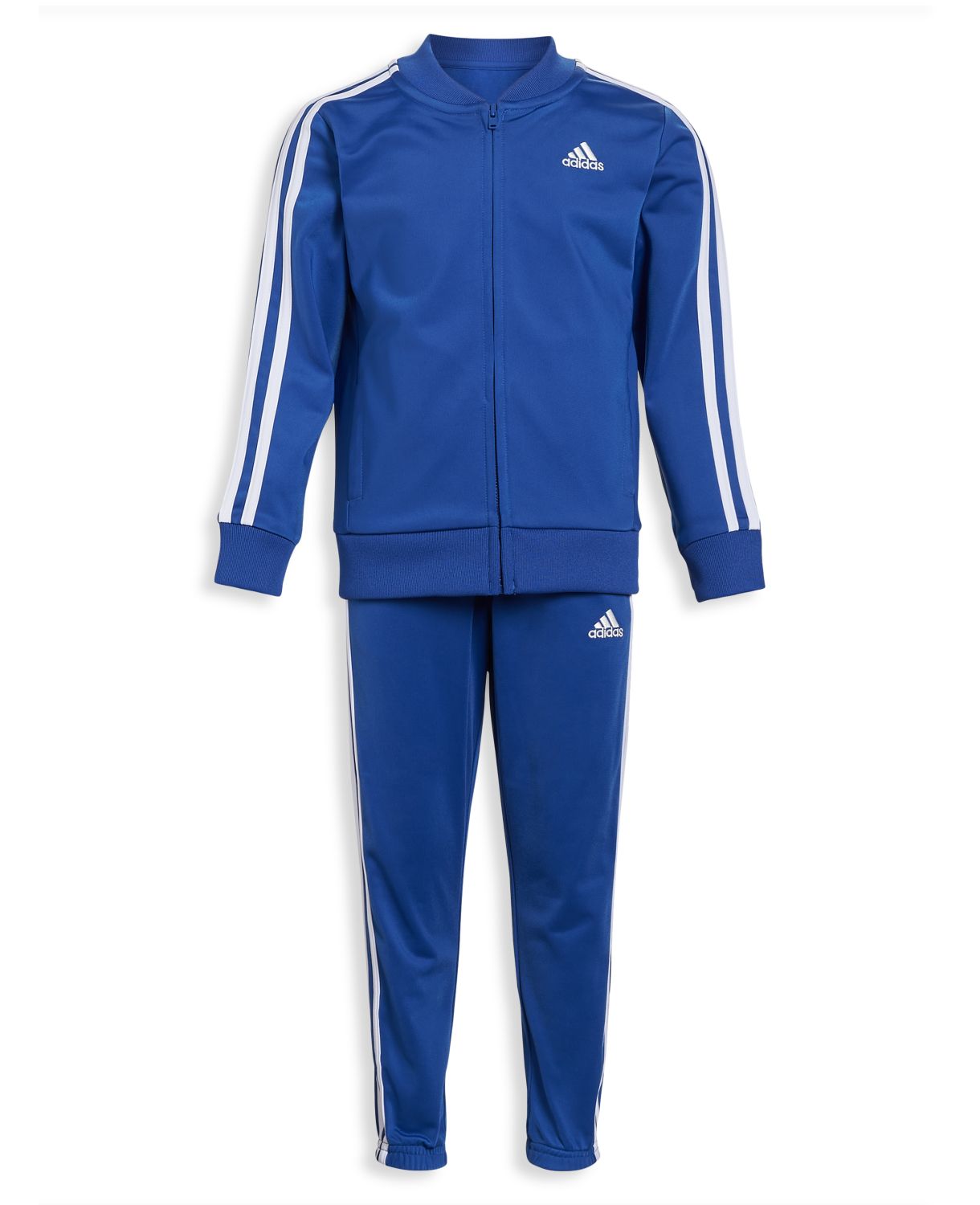 Классический спортивный костюм из двух частей трикотажа с логотипом для маленьких мальчиков Adidas