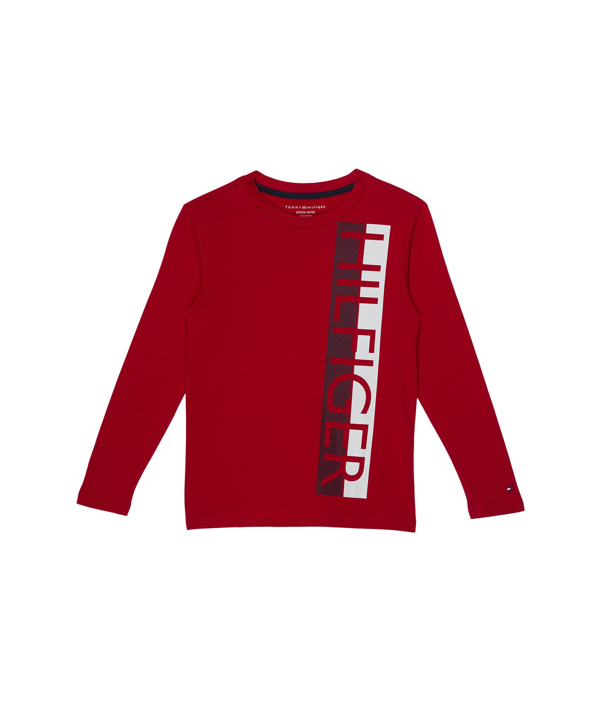 Детская Футболка Tommy Hilfiger Kids Split Hilfiger с Длинным Рукавом Tommy Hilfiger Kids