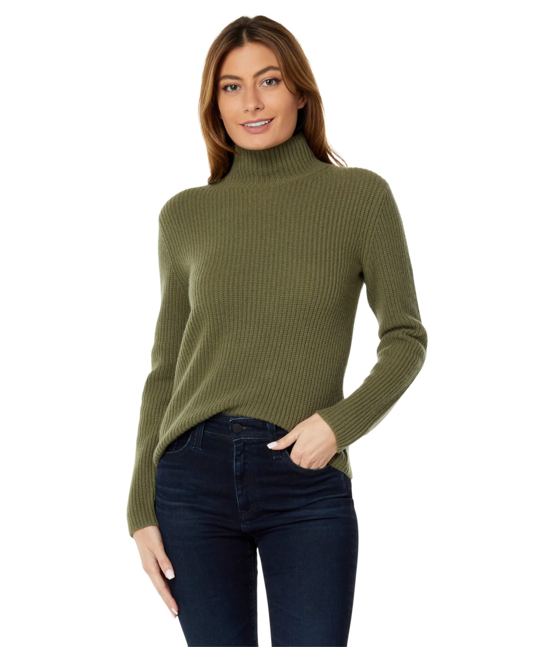 Shaker Rib Turtleneck Vince