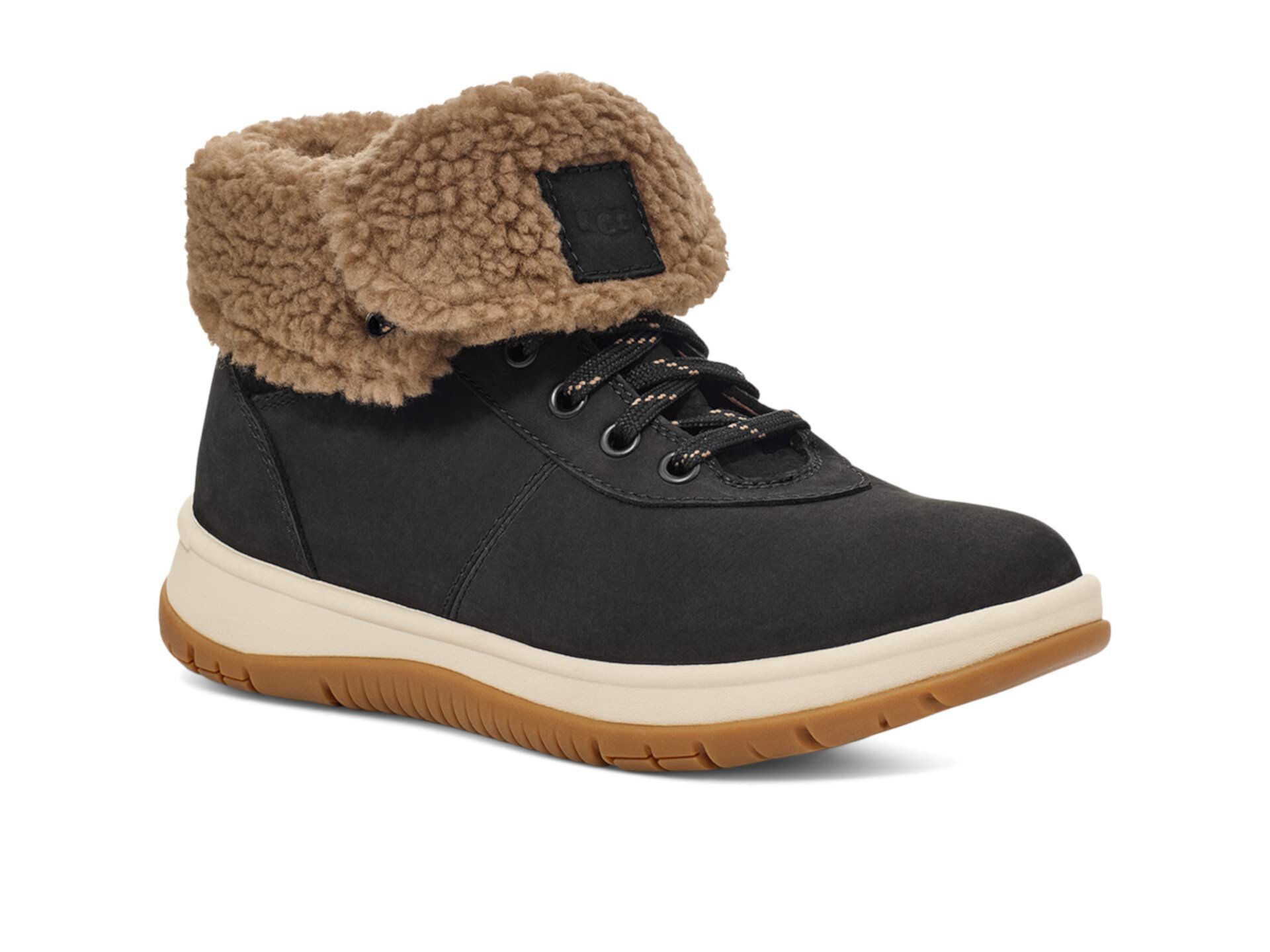 Мужские ботинки Ugg Lakesider Mid Lace-Up из нубука с флисовой подкладкой и резиновой подошвой UGG