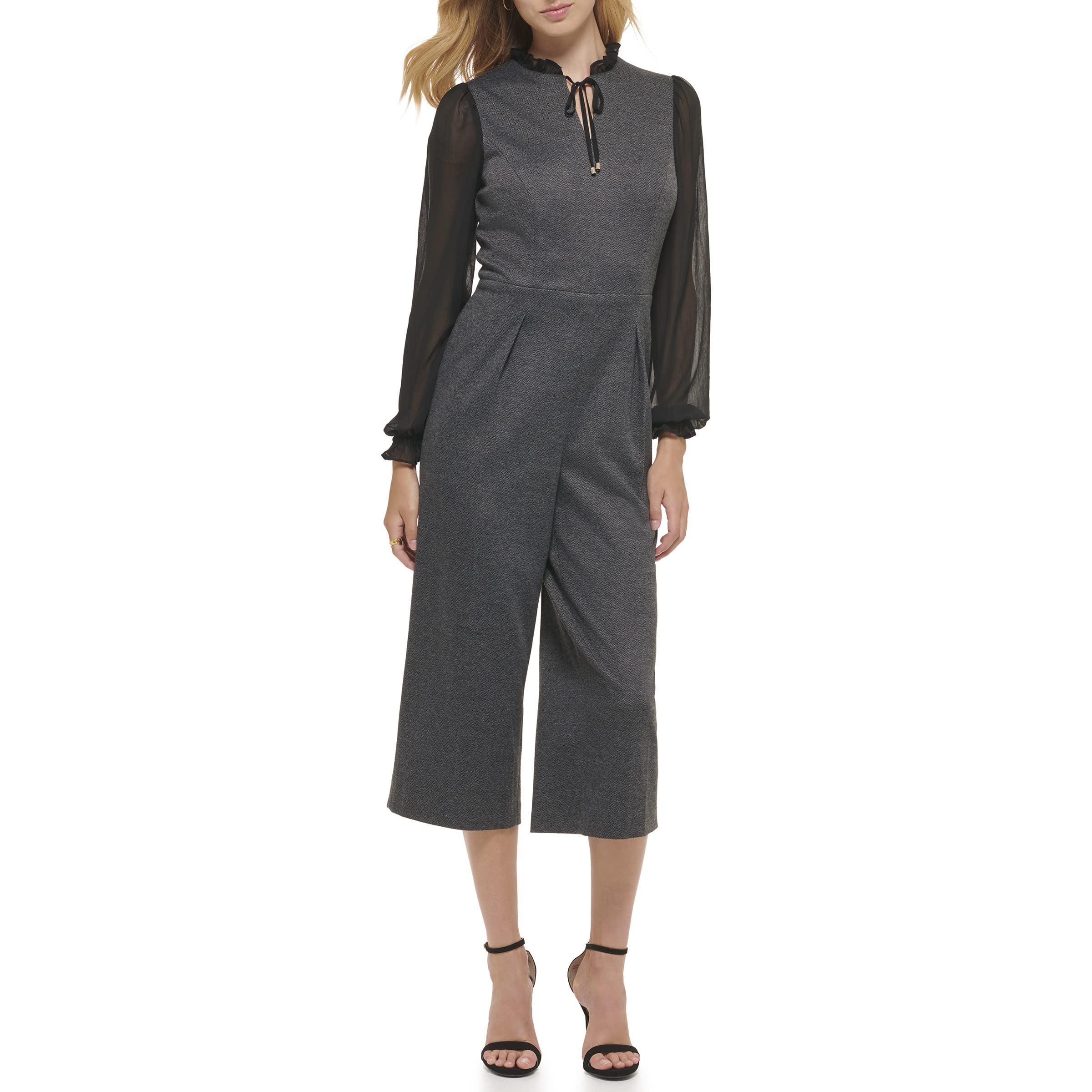 Herringbone Twofer Jumpsuit Tommy Hilfiger