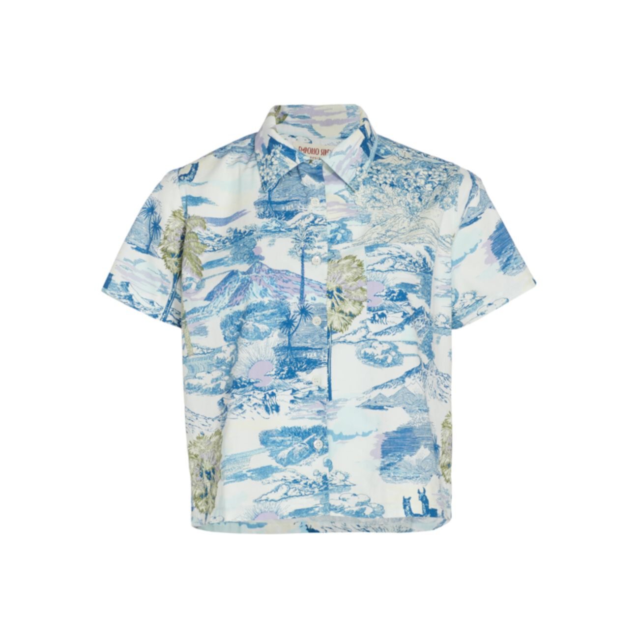 Рубашка Kaia с тропическим принтом Emporio Sirenuse