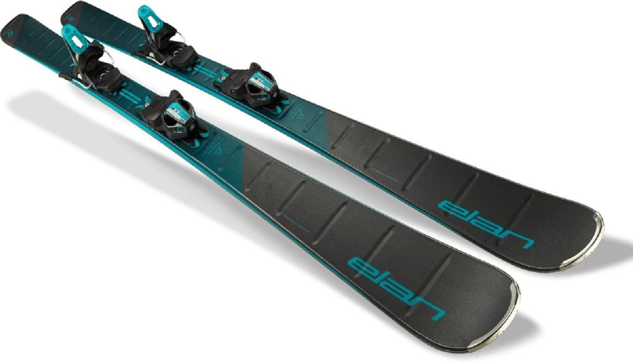 Element W Black Skis with Bindings - Women's - 2021/2022 ELAN