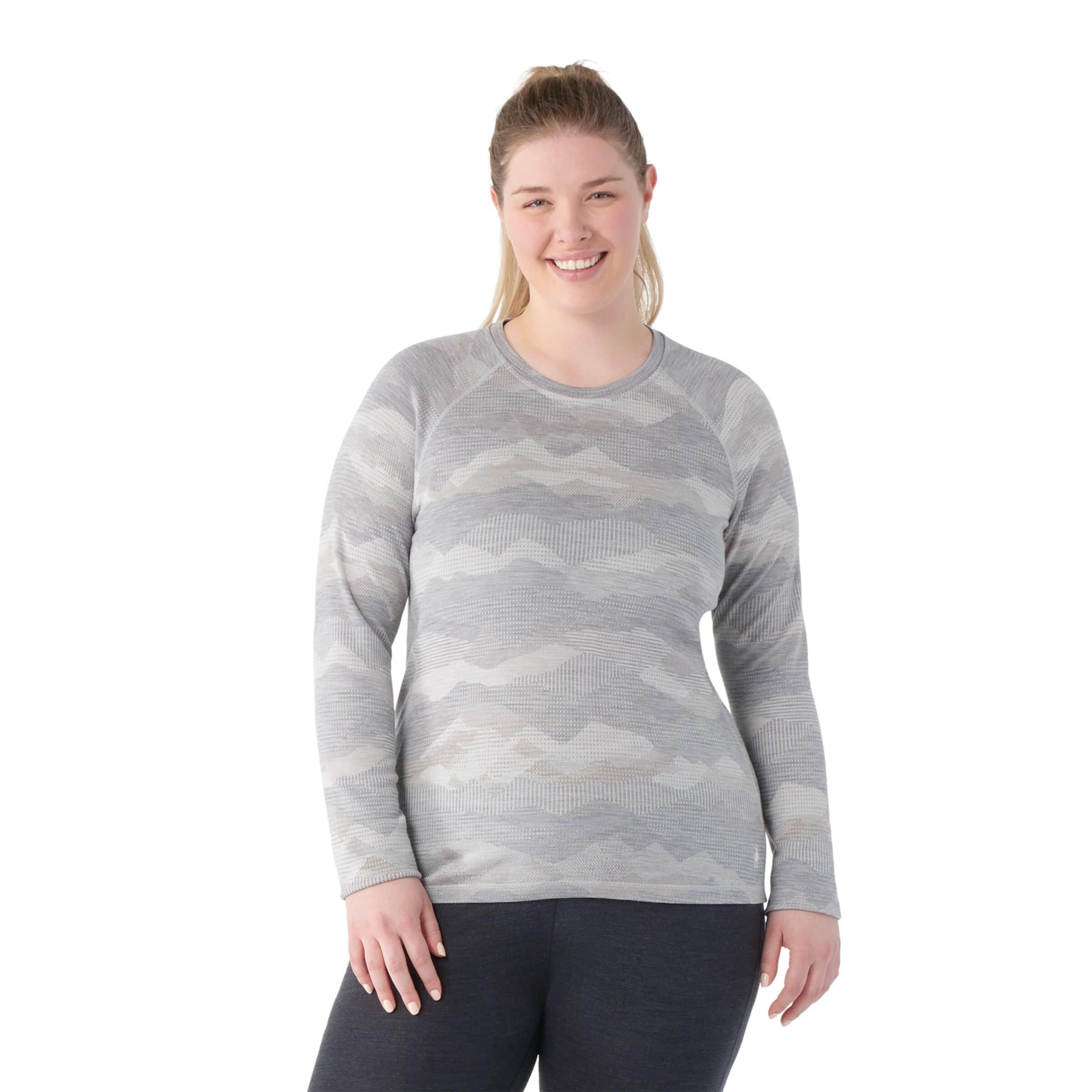 Мужская термоблузка Plus Size Classic Thermal из мериносовой шерсти с длинными рукавами от Smartwool Smartwool