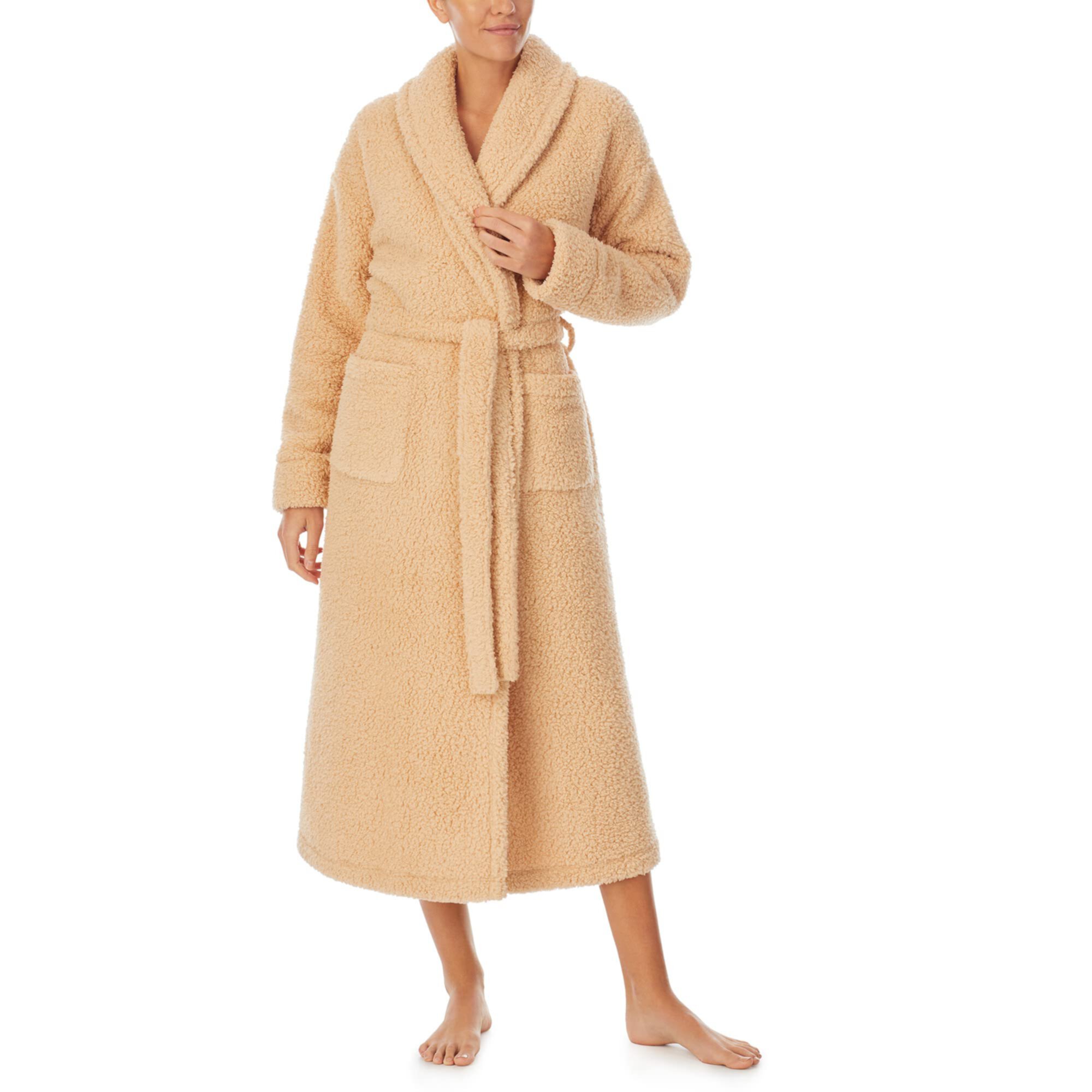 50-дюймовый длинный халат из шерпы Sanctuary