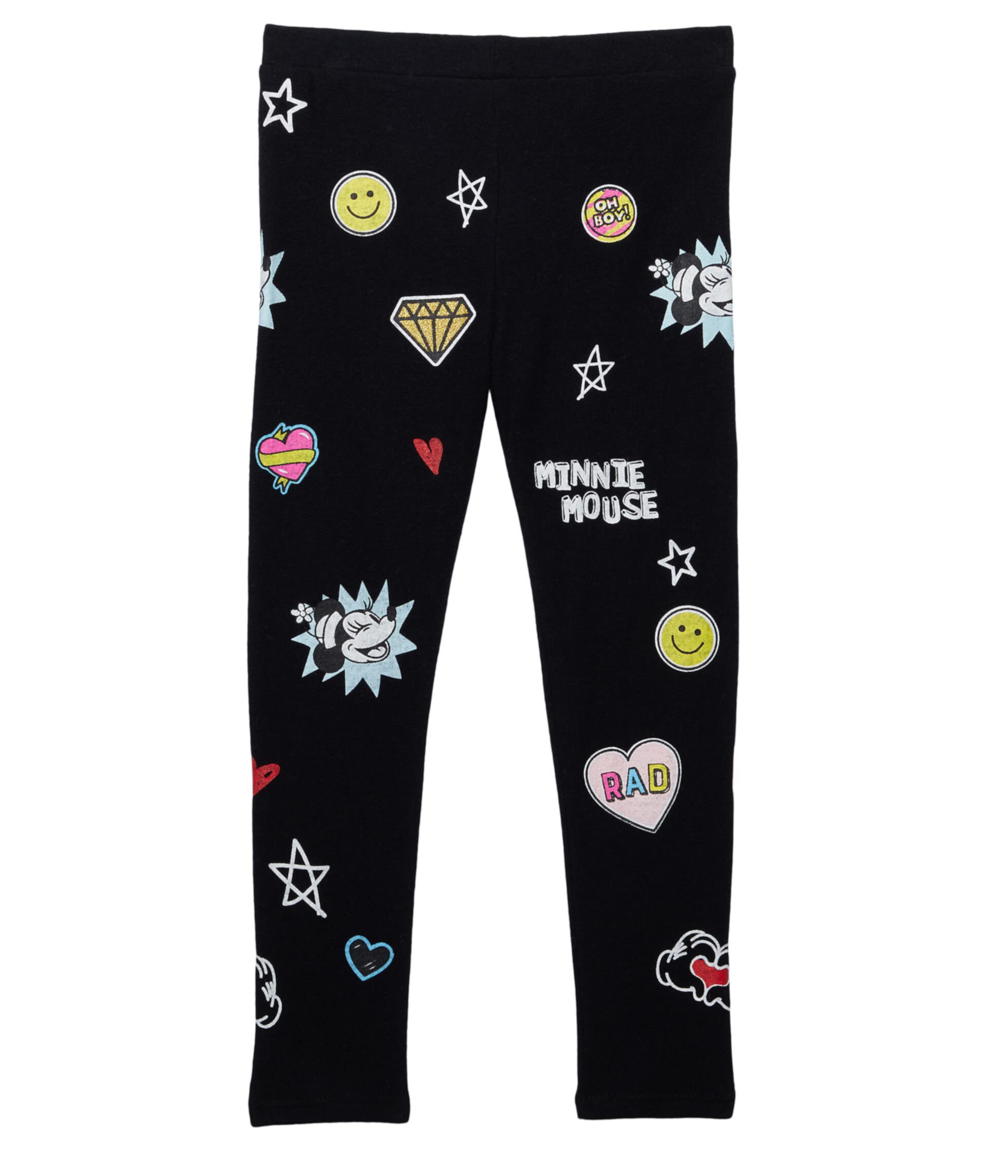 Спортивные брюки Chaser для девочек Minnie Mouse Minnie Smiles Glitter Leggings Chaser